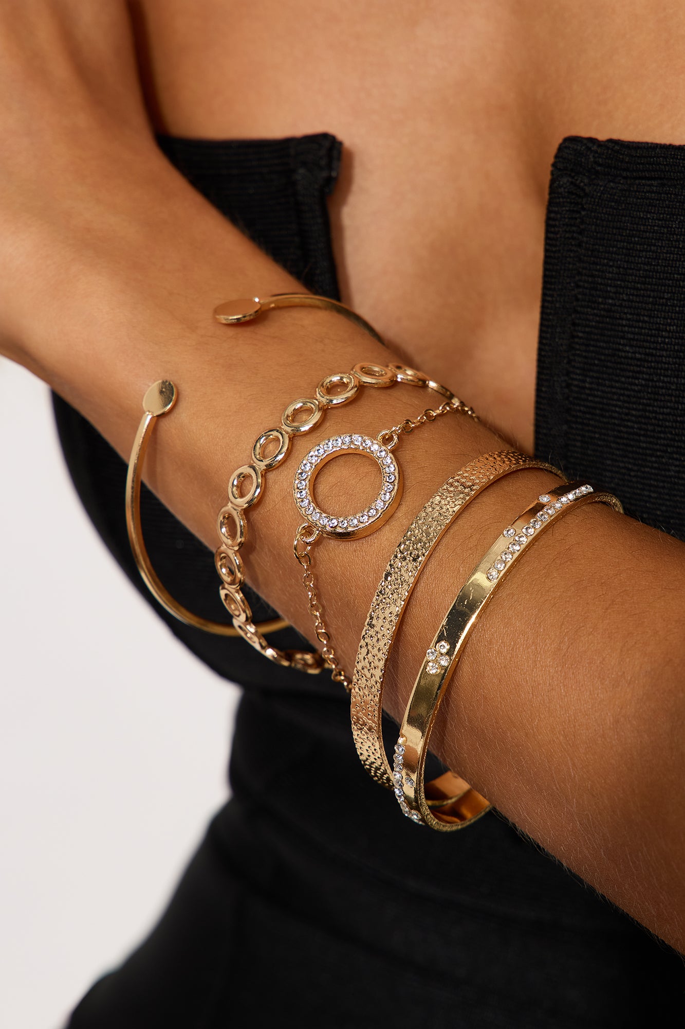 Better Together 5 Piece Bracelet Set - Gold