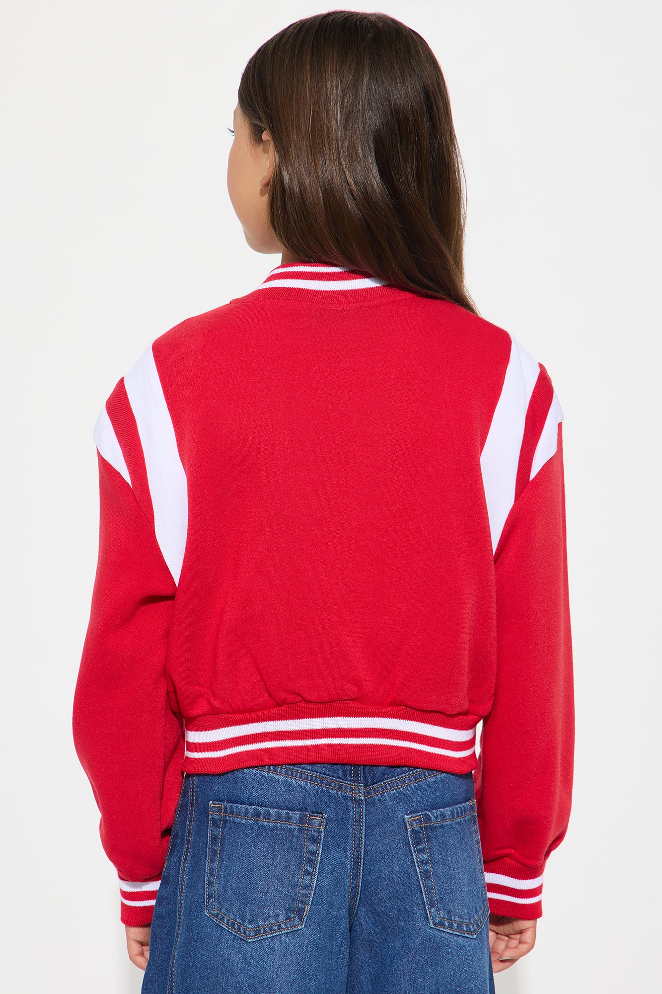 Mini Games To Play Varsity Jacket - Red/combo