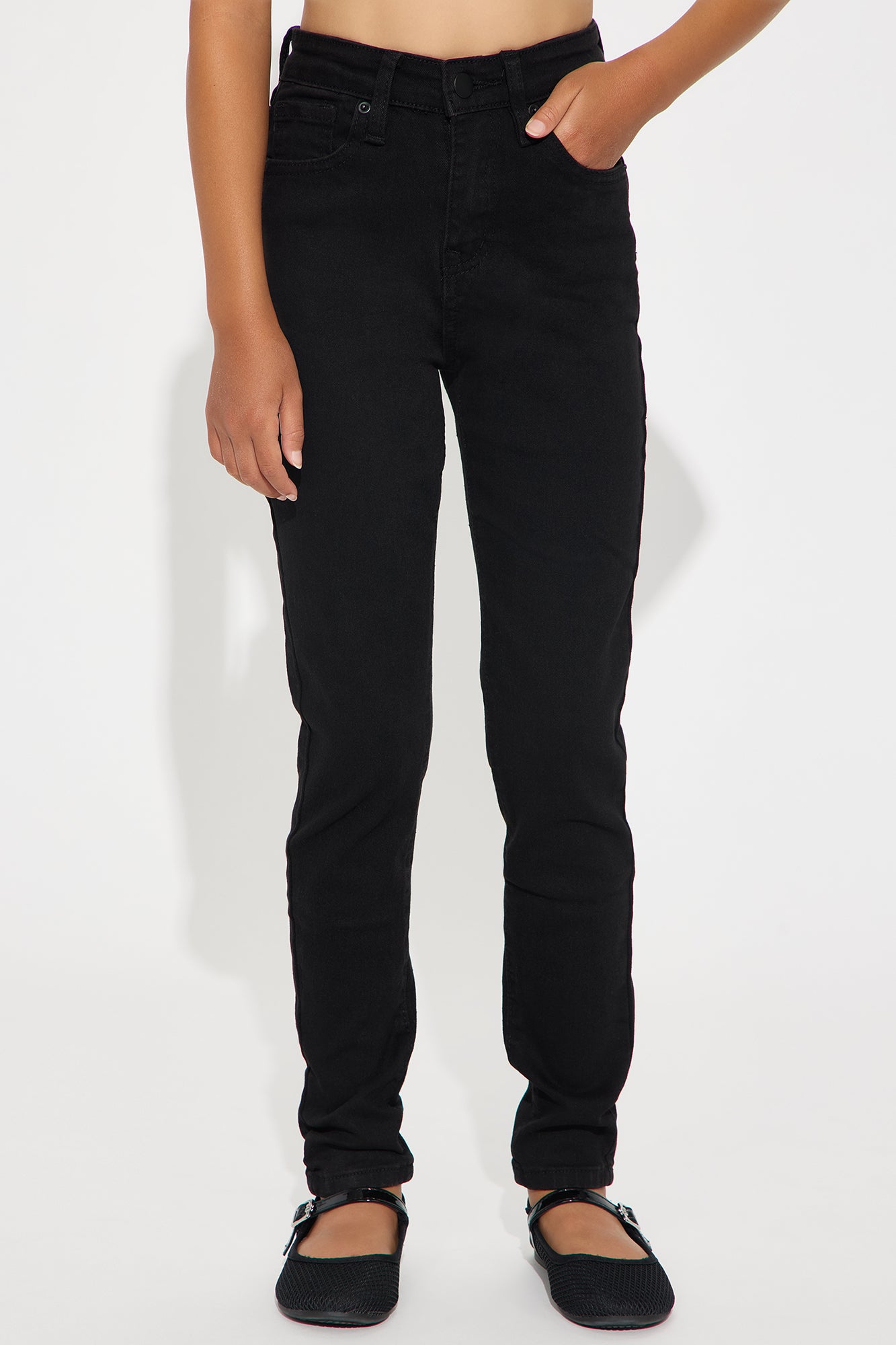 Mini Harper Stretch Skinny Jeans - Black