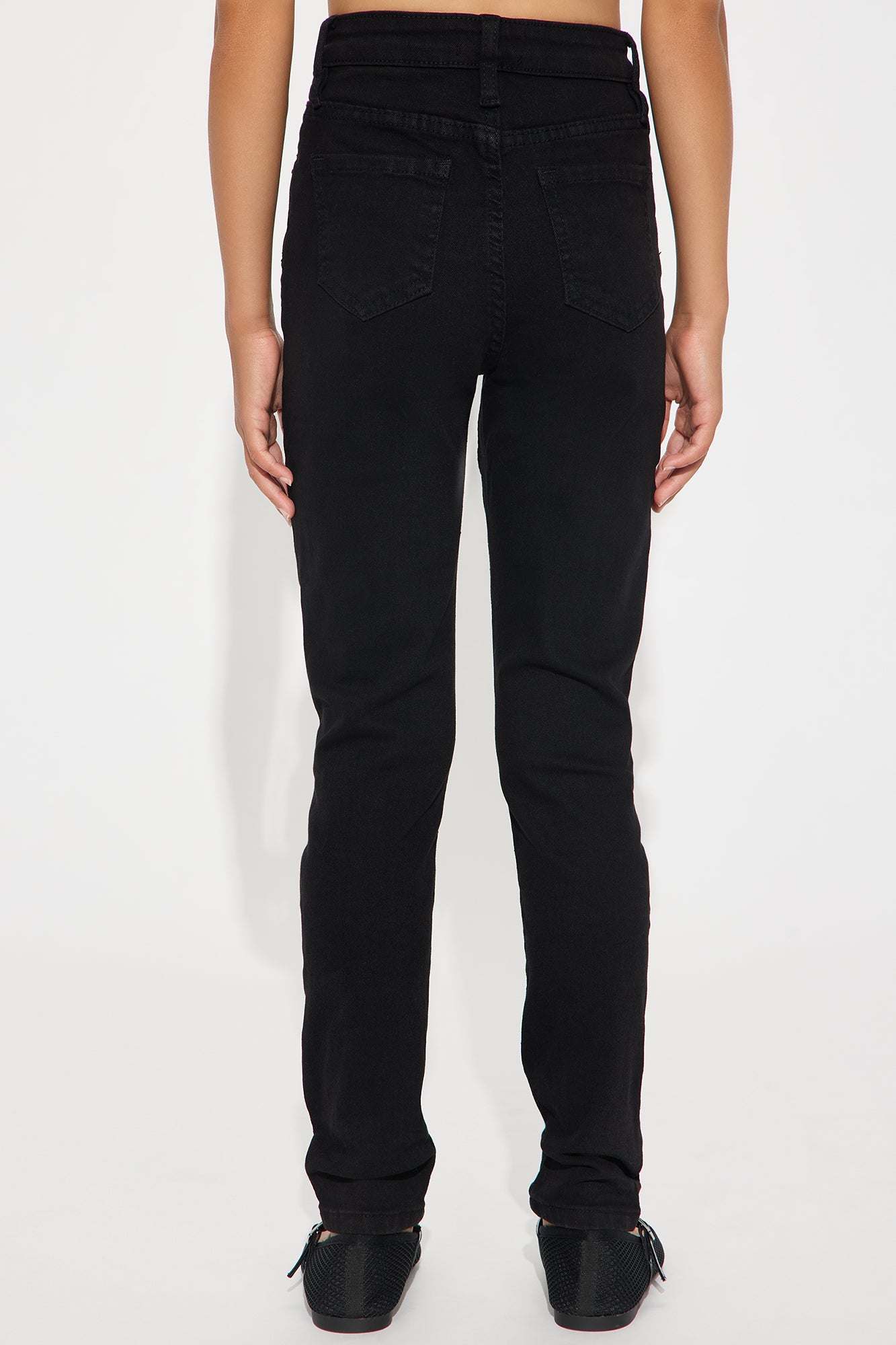 Mini Harper Stretch Skinny Jeans - Black