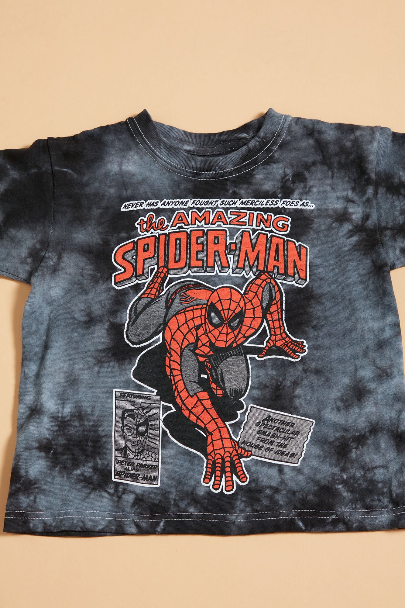 Mini Merciless Spider Man Short Sleeve Tee - Black