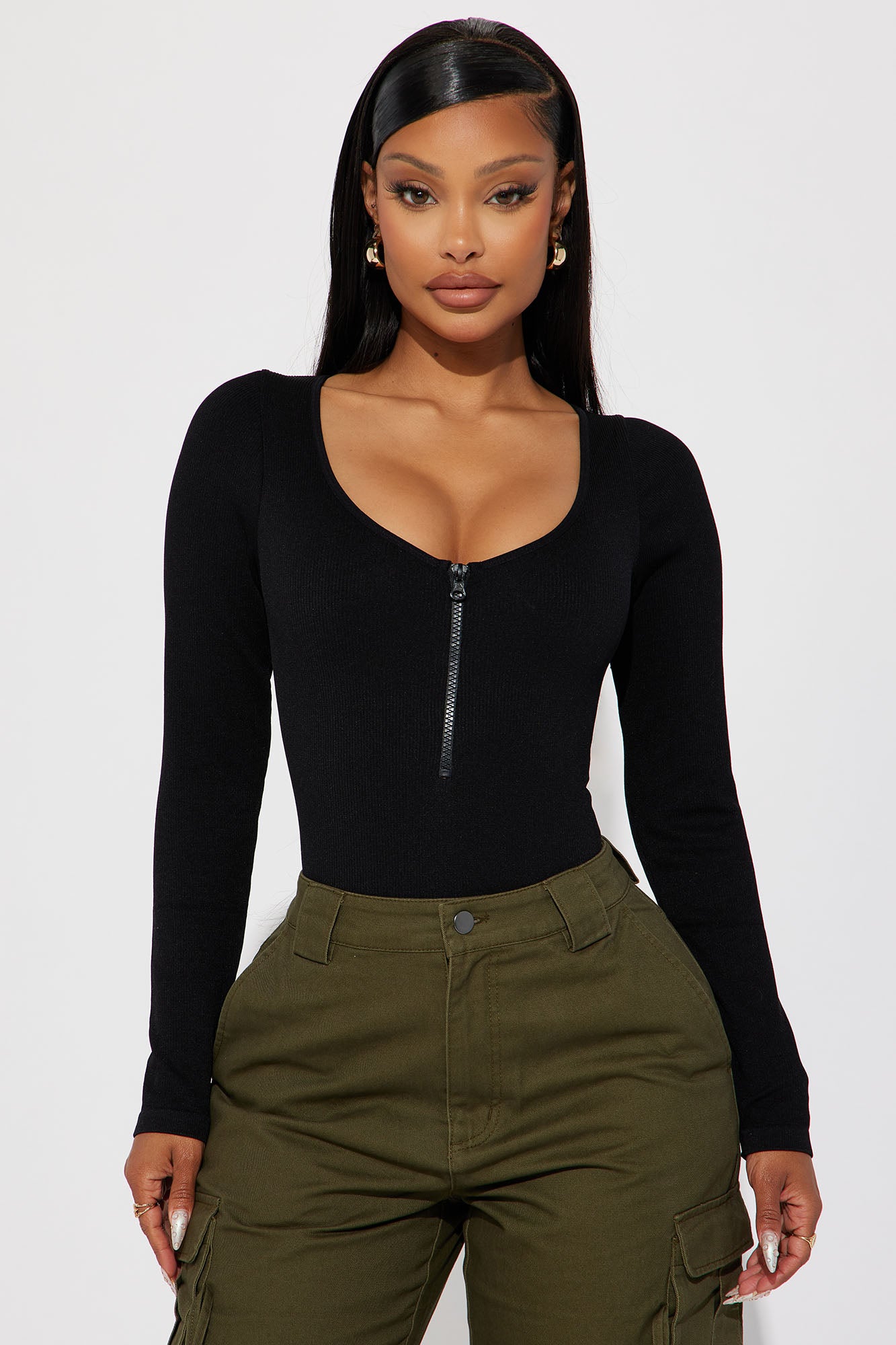 Celine Seamless Bodysuit - Black