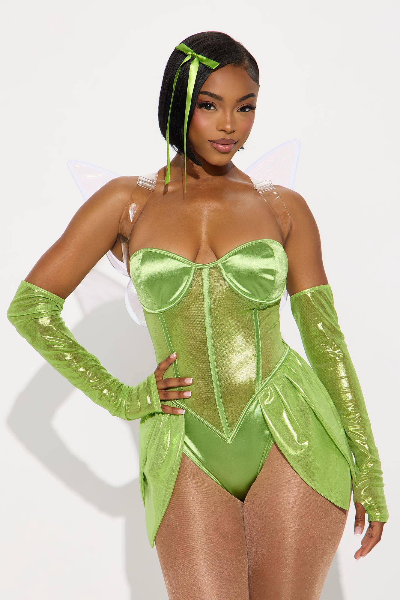 Fantasy Fairy Princess 5 Piece Costume Set - Green