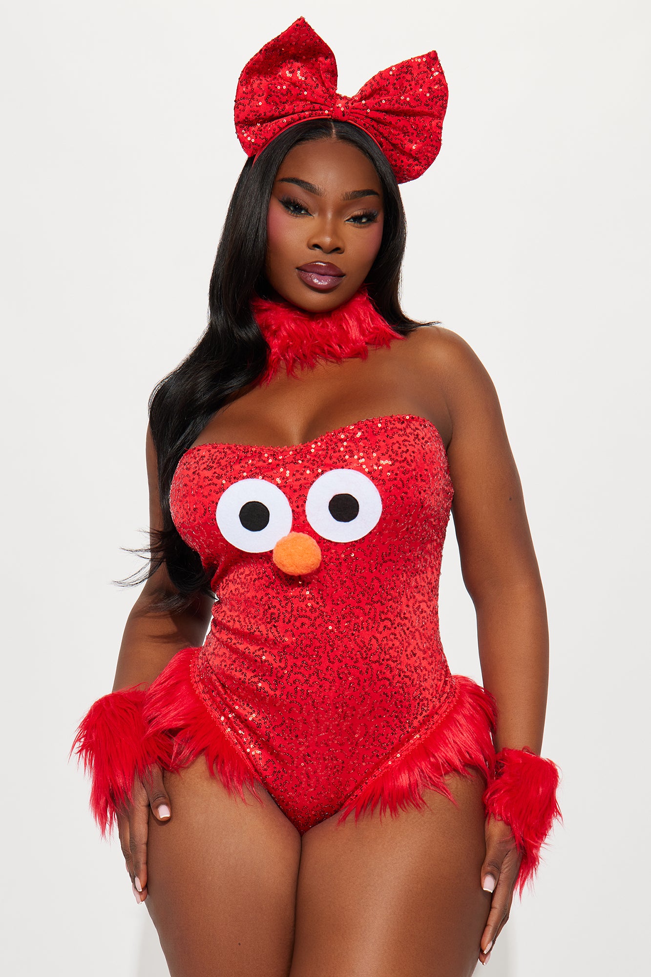 Friendly Street Creature 5 Piece Costume Set - Red