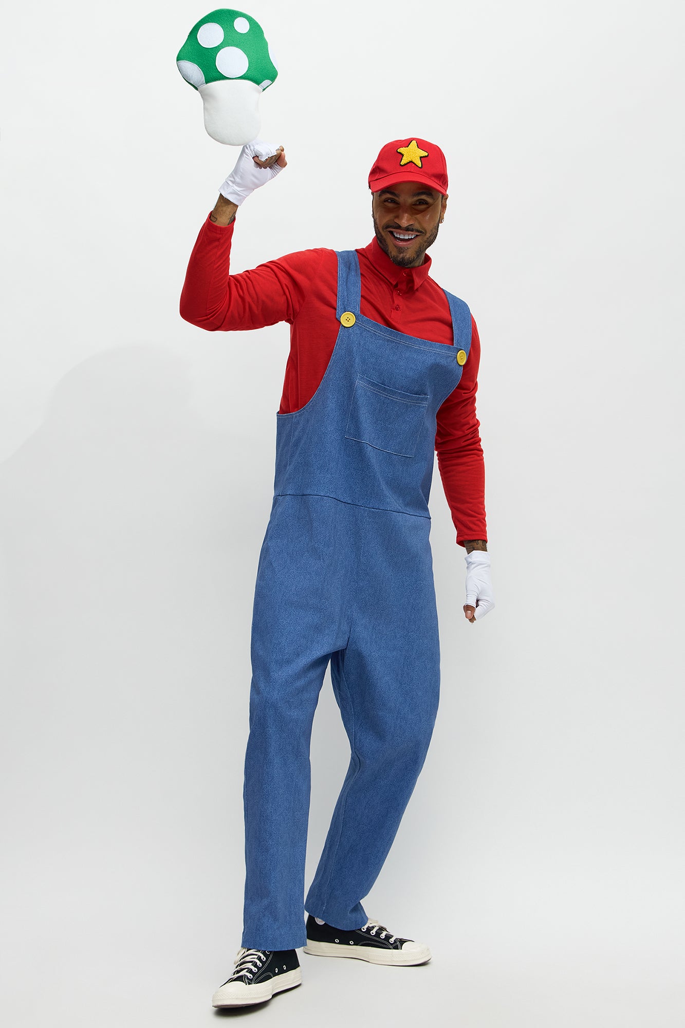 Power Up Brothers Halloween Costume - Red/combo
