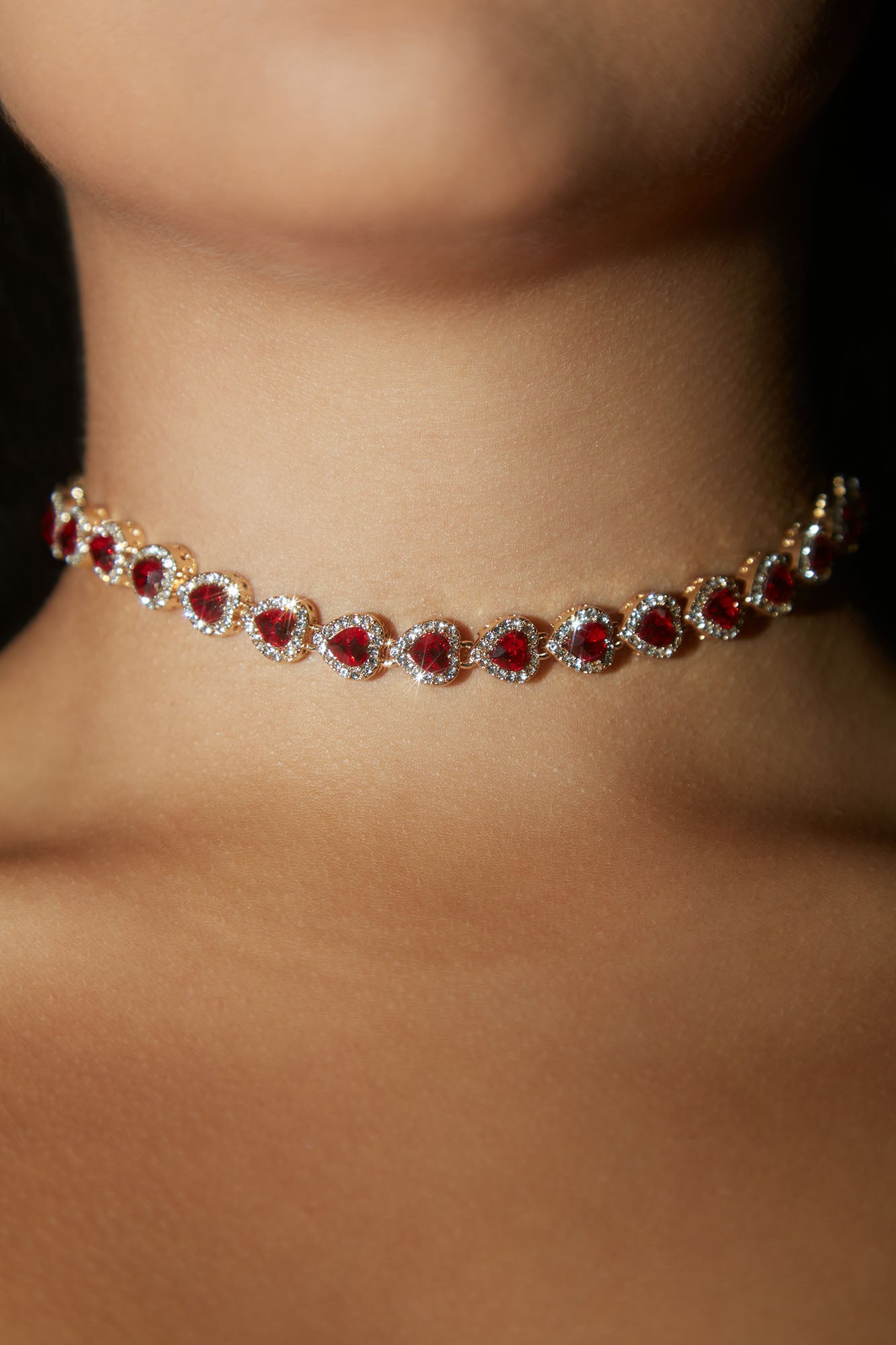 Loving On You Choker - Red