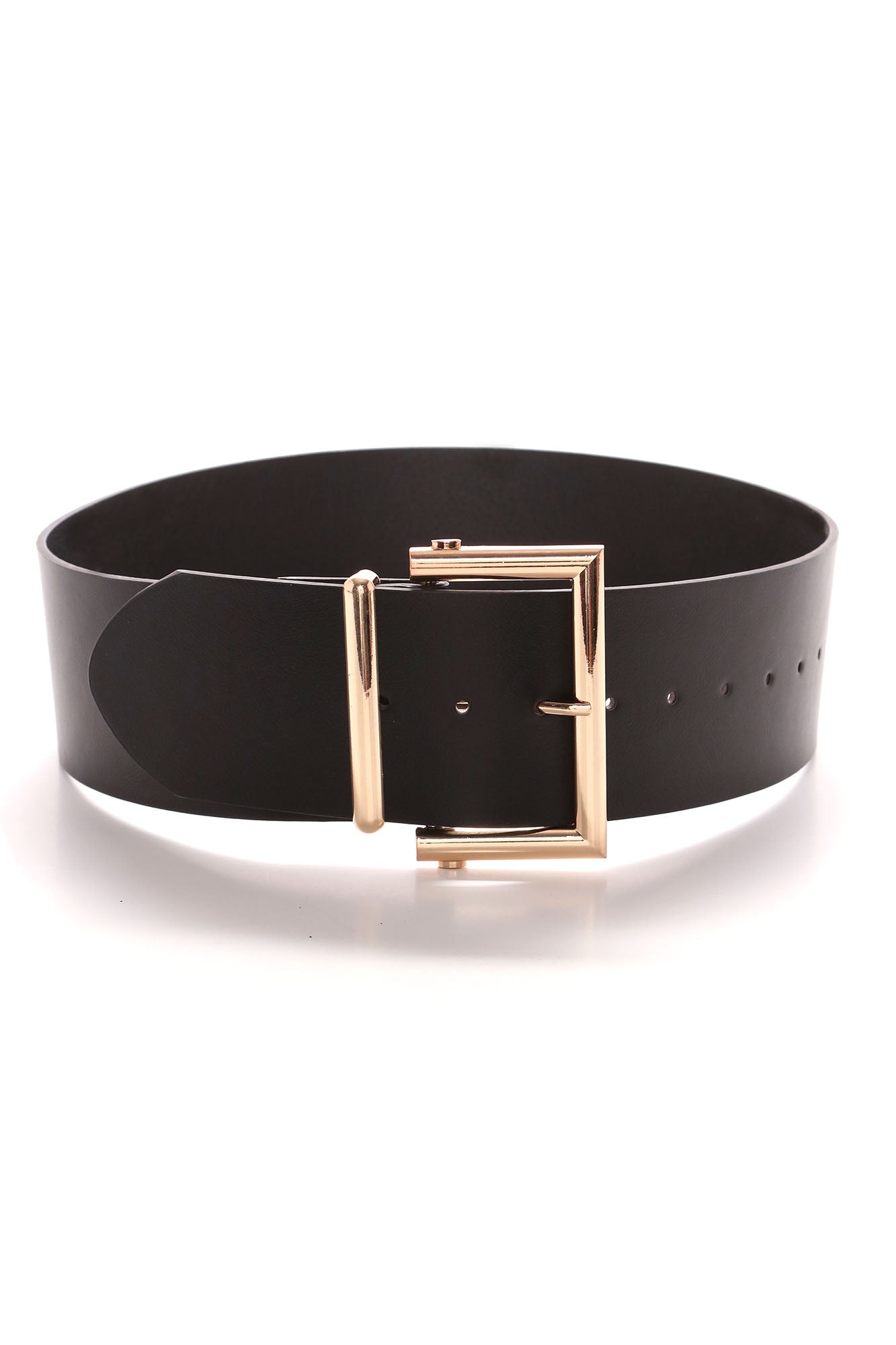 On A New Level Wide Belt - Black
