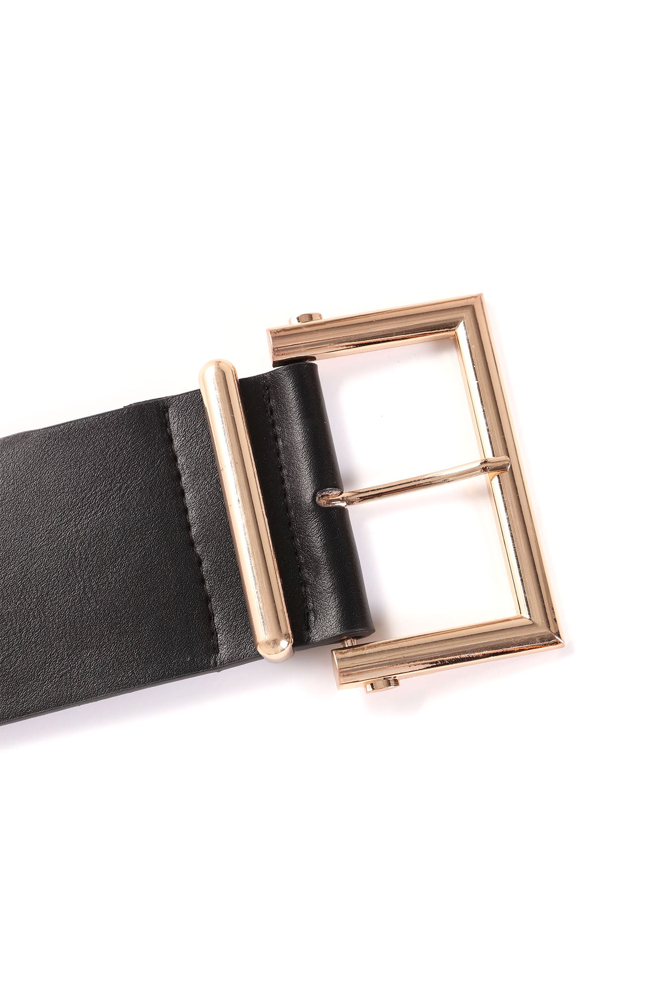 On A New Level Wide Belt - Black
