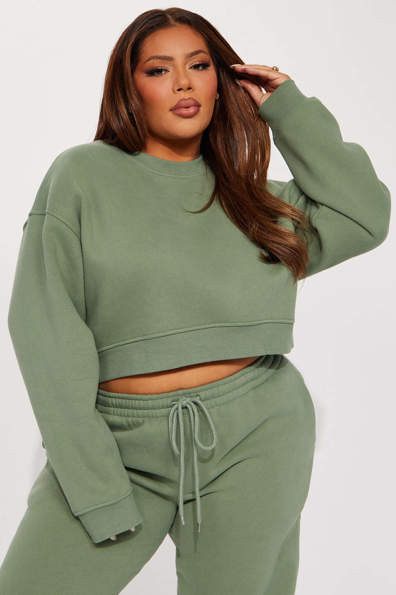 Make It Last Jogger Set - Sage