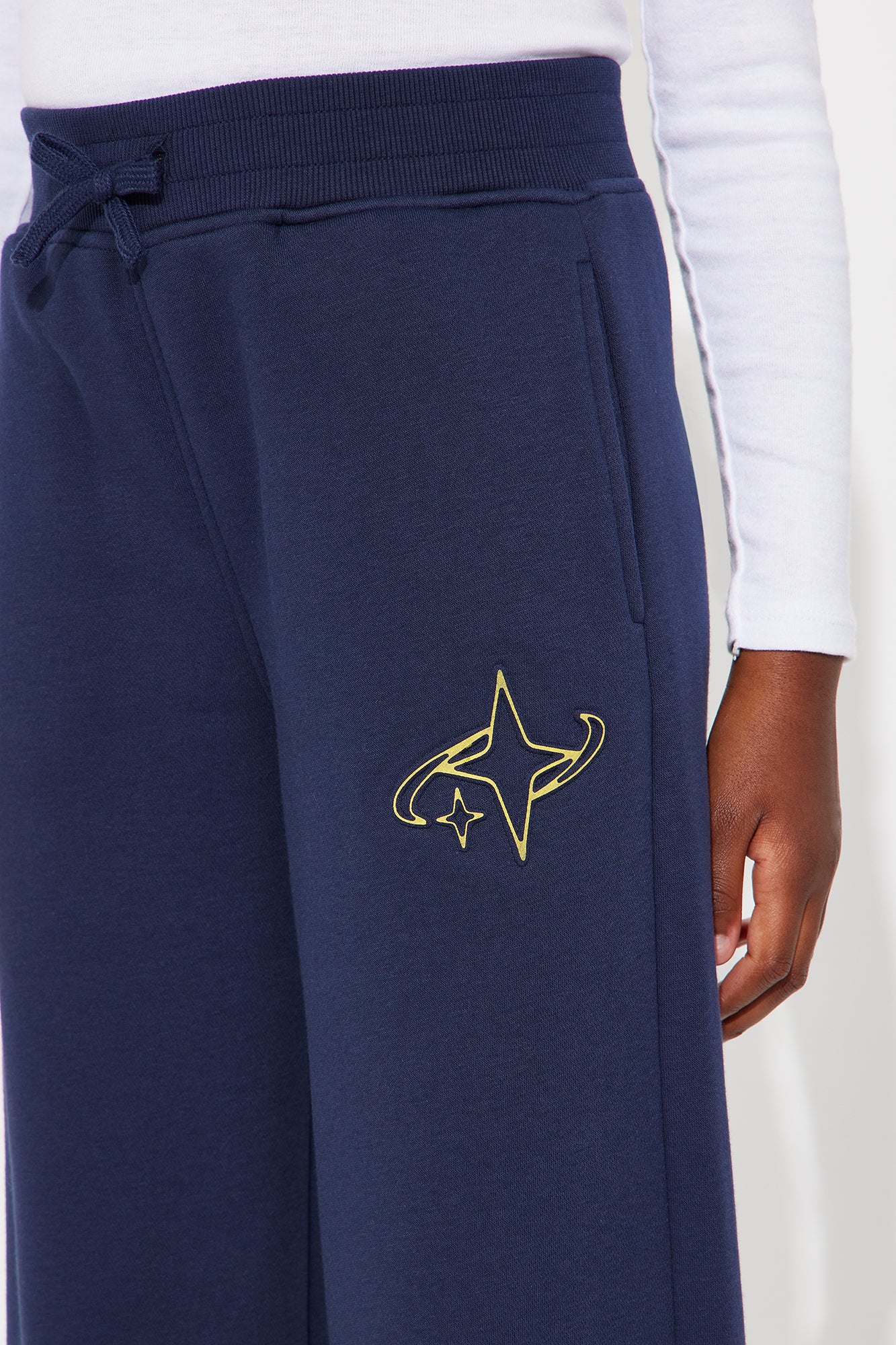 Mini Know Myself Wide Leg Pants - Navy