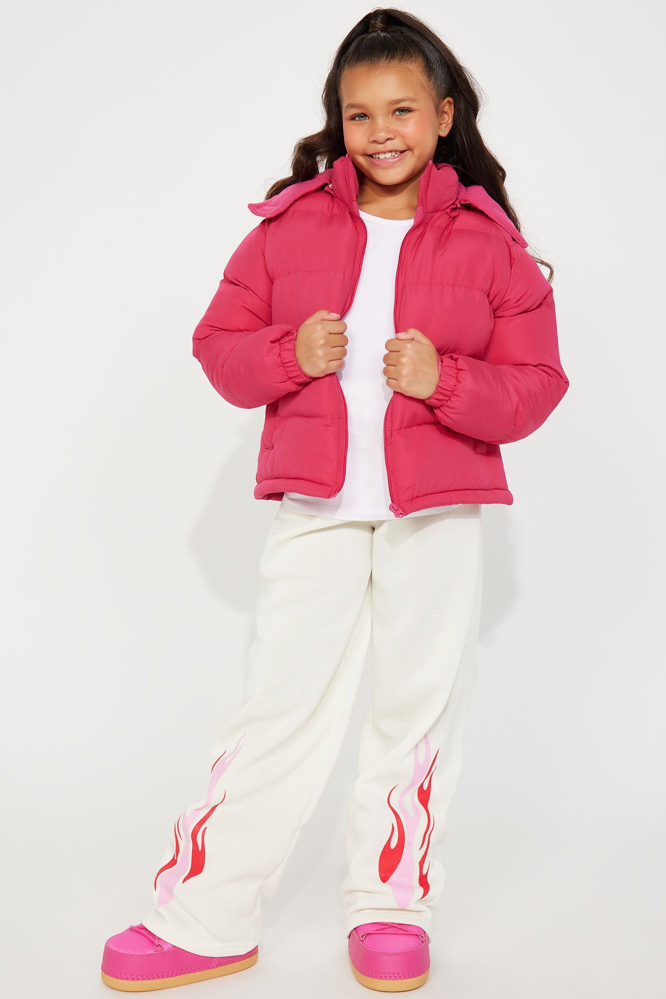 Mini Loyalty Puffer Jacket - Pink