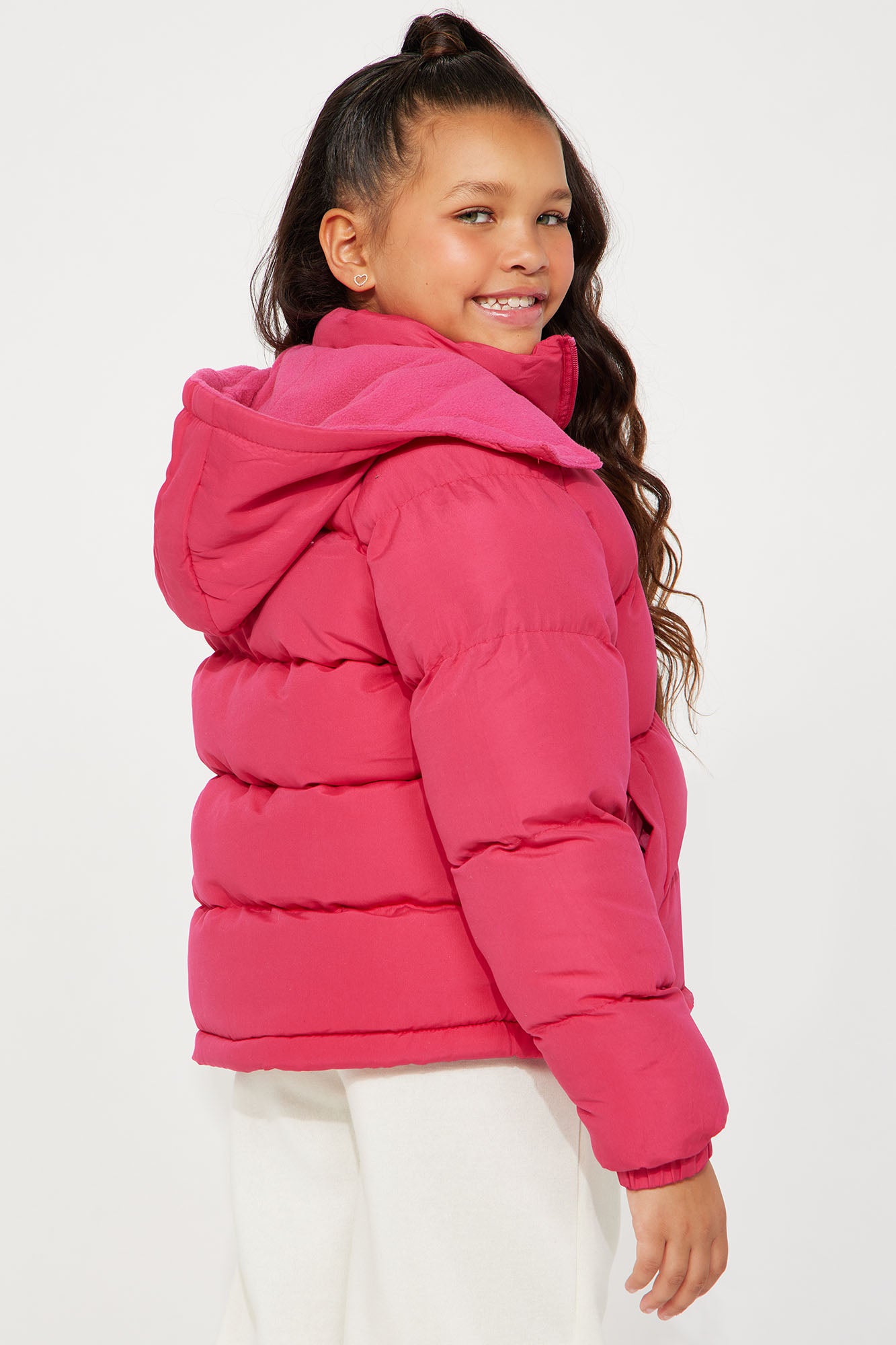 Mini Loyalty Puffer Jacket - Pink