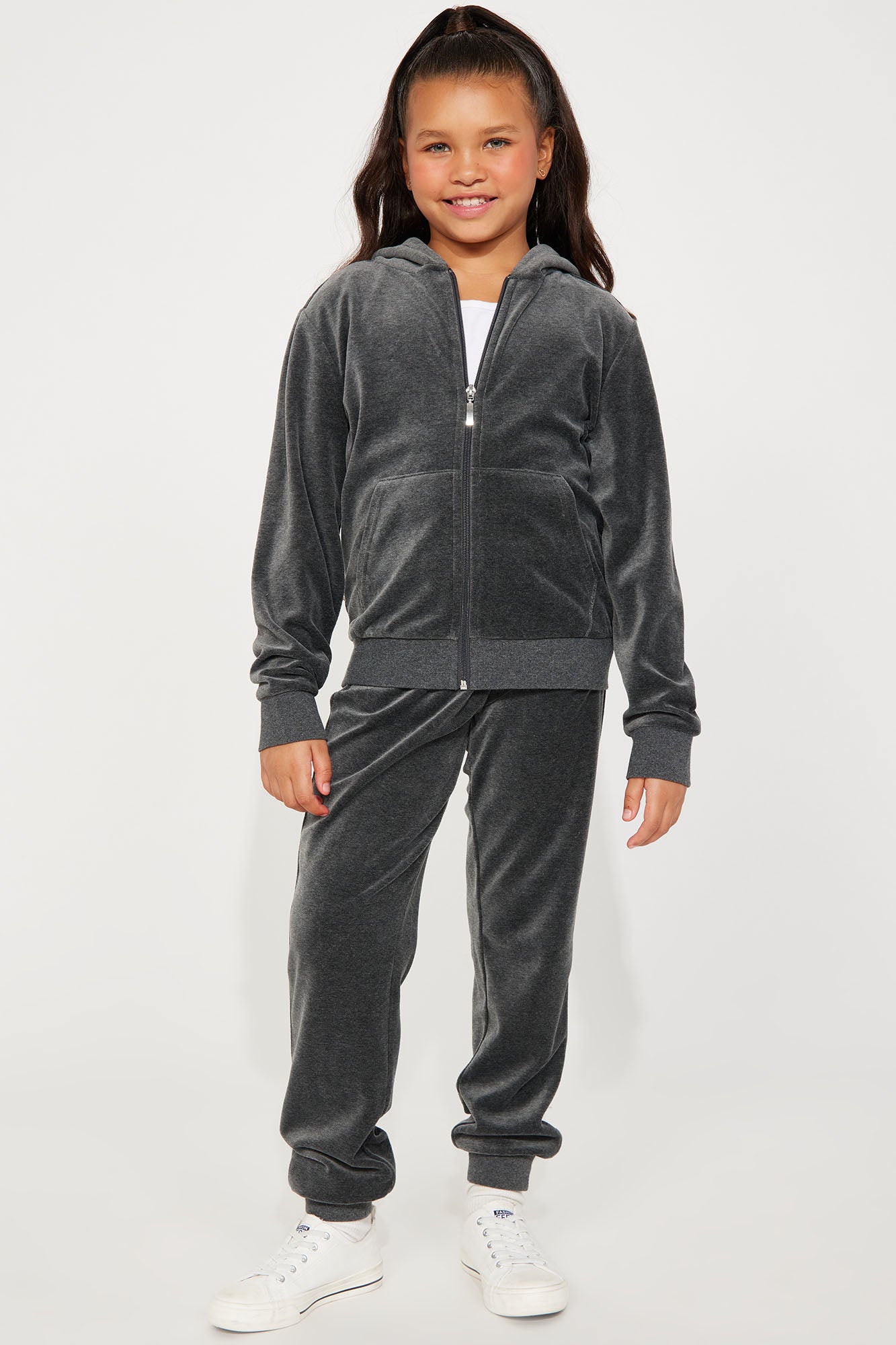 Mini Original Trendsetter II Velour Set - Charcoal