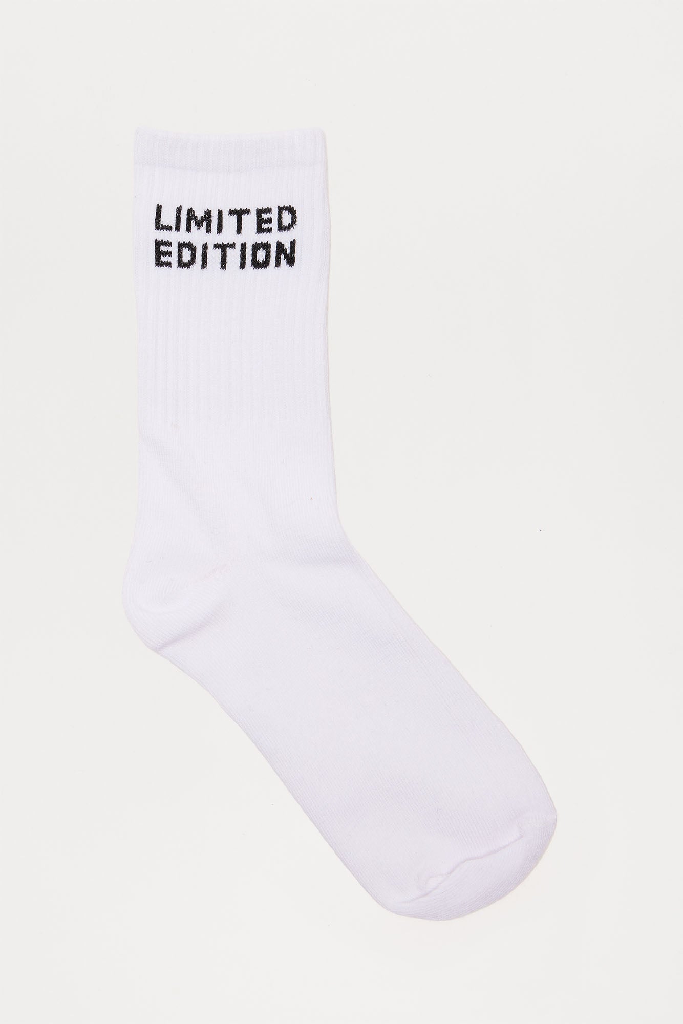 Mini I Am Limited Edition Crew Socks - White/Black