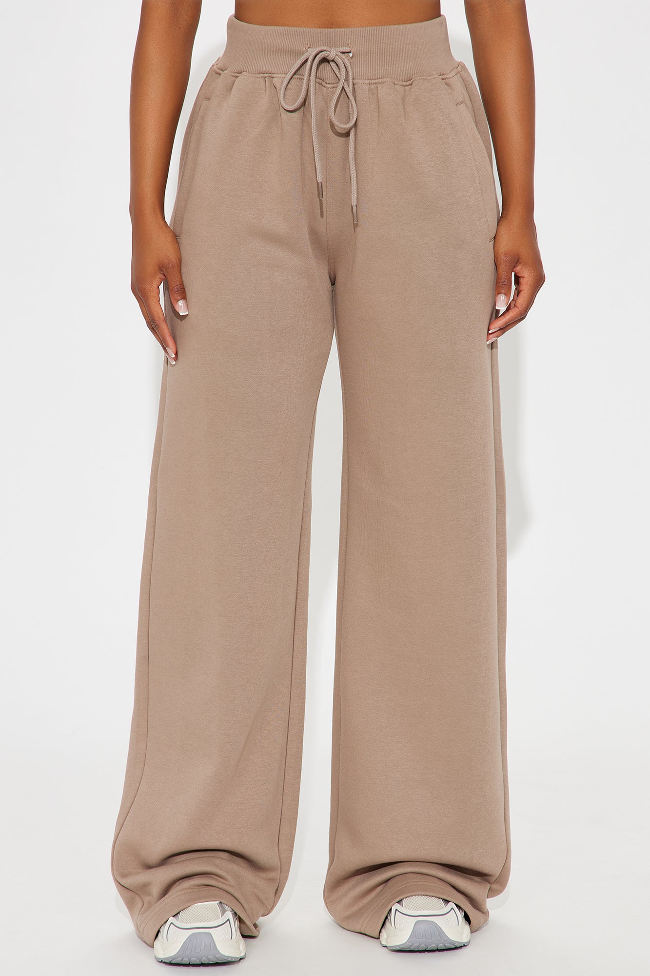 Stole My Ex Boyfriend's Wide Leg Sweatpants - Mocha