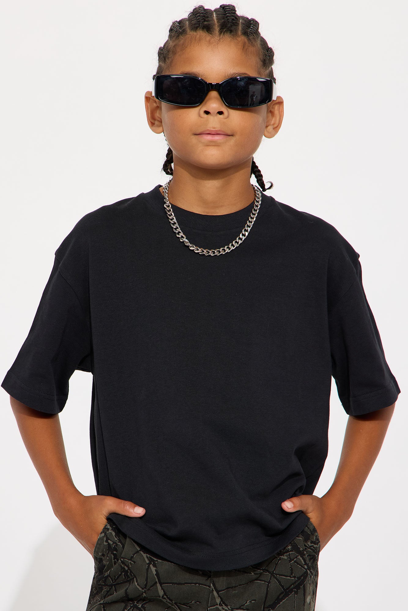 Mini Boxy Heavyweight Tee 240GSM - Black