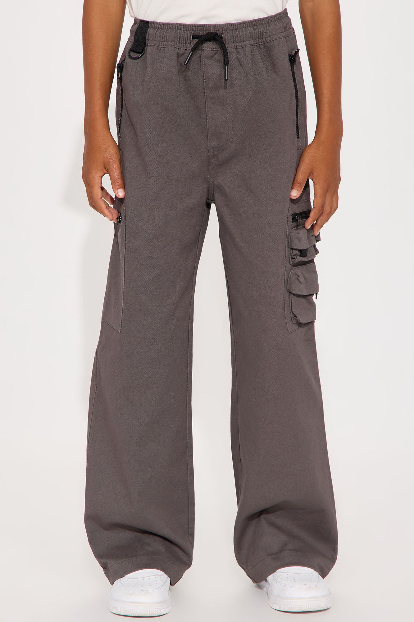 Mini Slim Stay Busy Utility Jogger - Charcoal