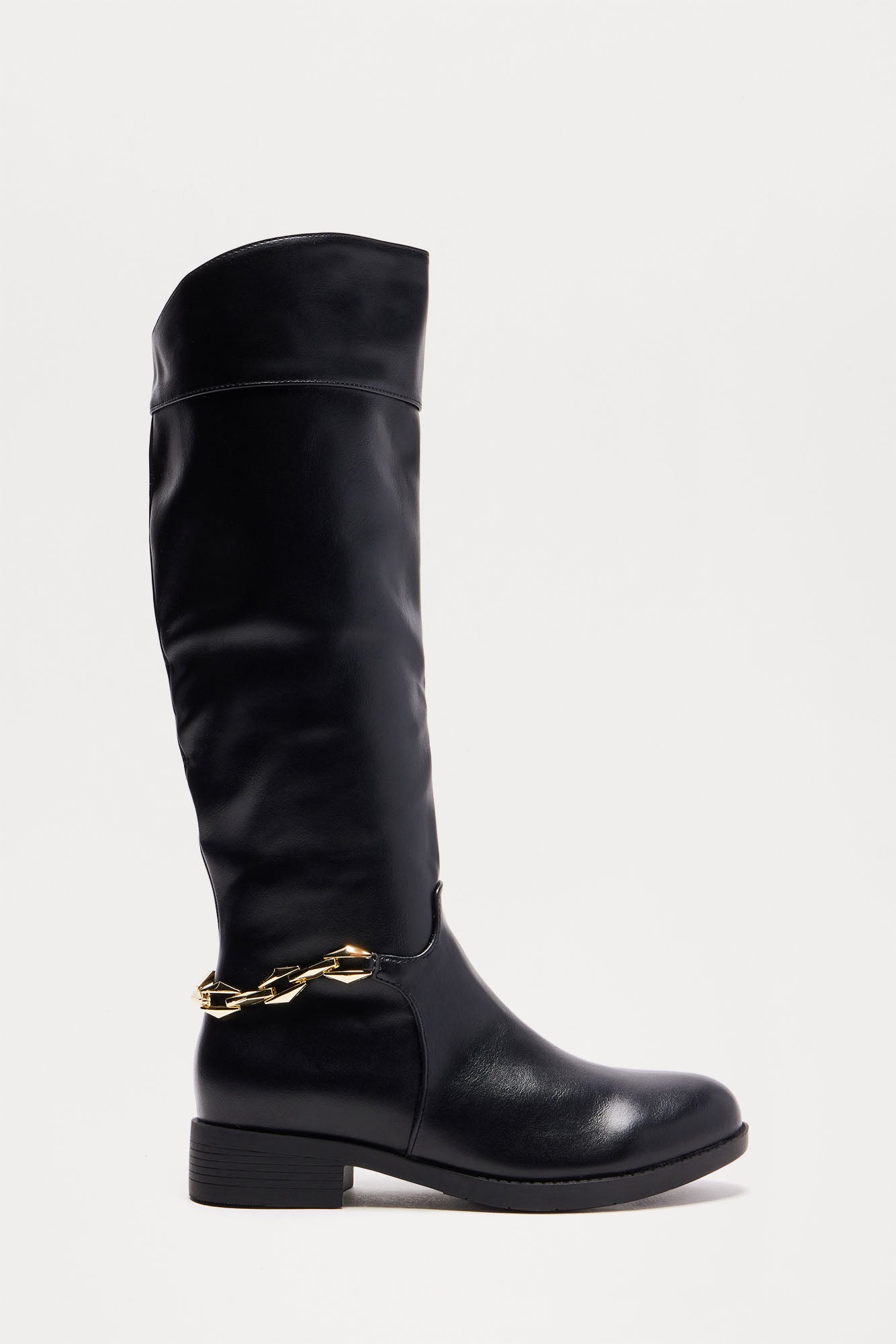 Portland Chain Boots - Black