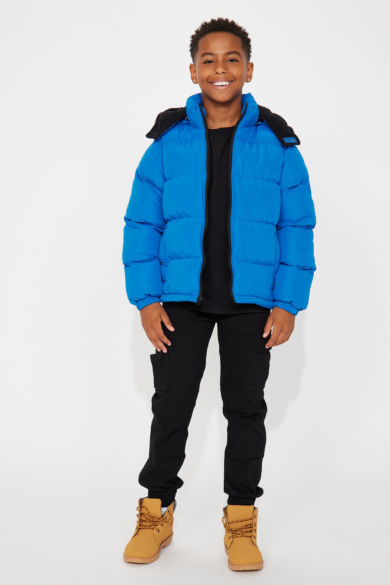 Mini Loyalty Puffer Jacket - Royal