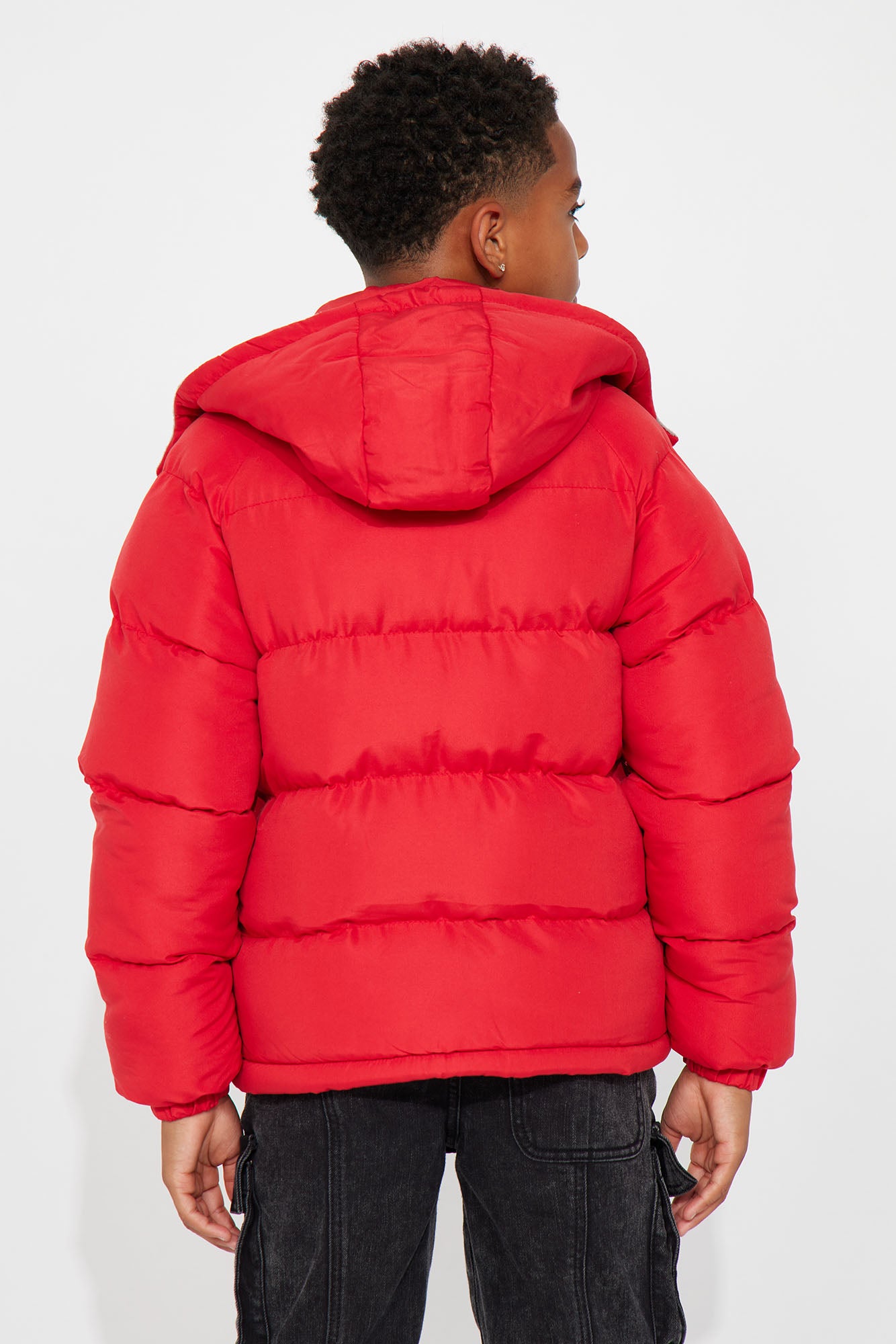 Mini Loyalty Puffer Jacket - Red