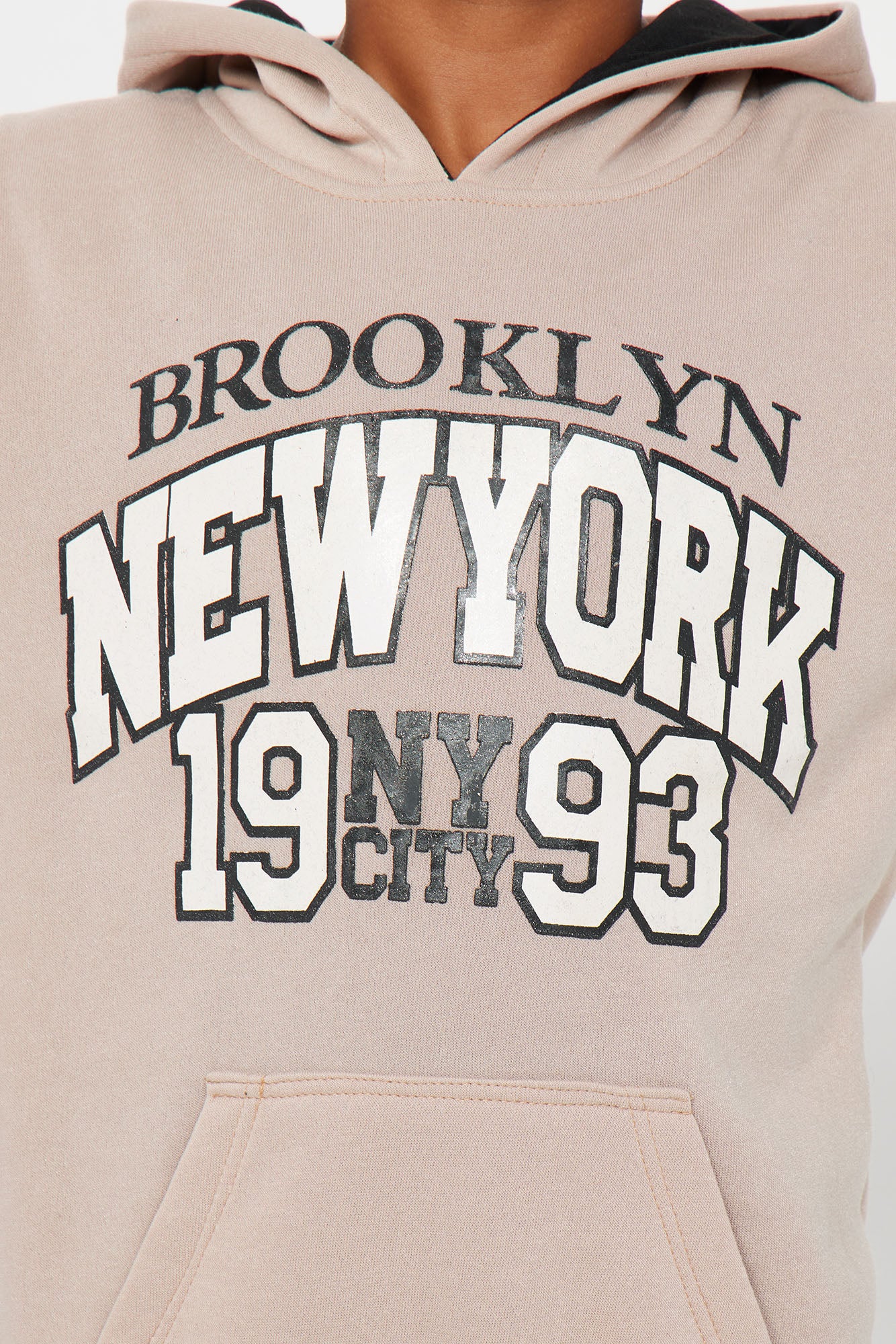 Mini NYC 93 Fleece Set - Tan