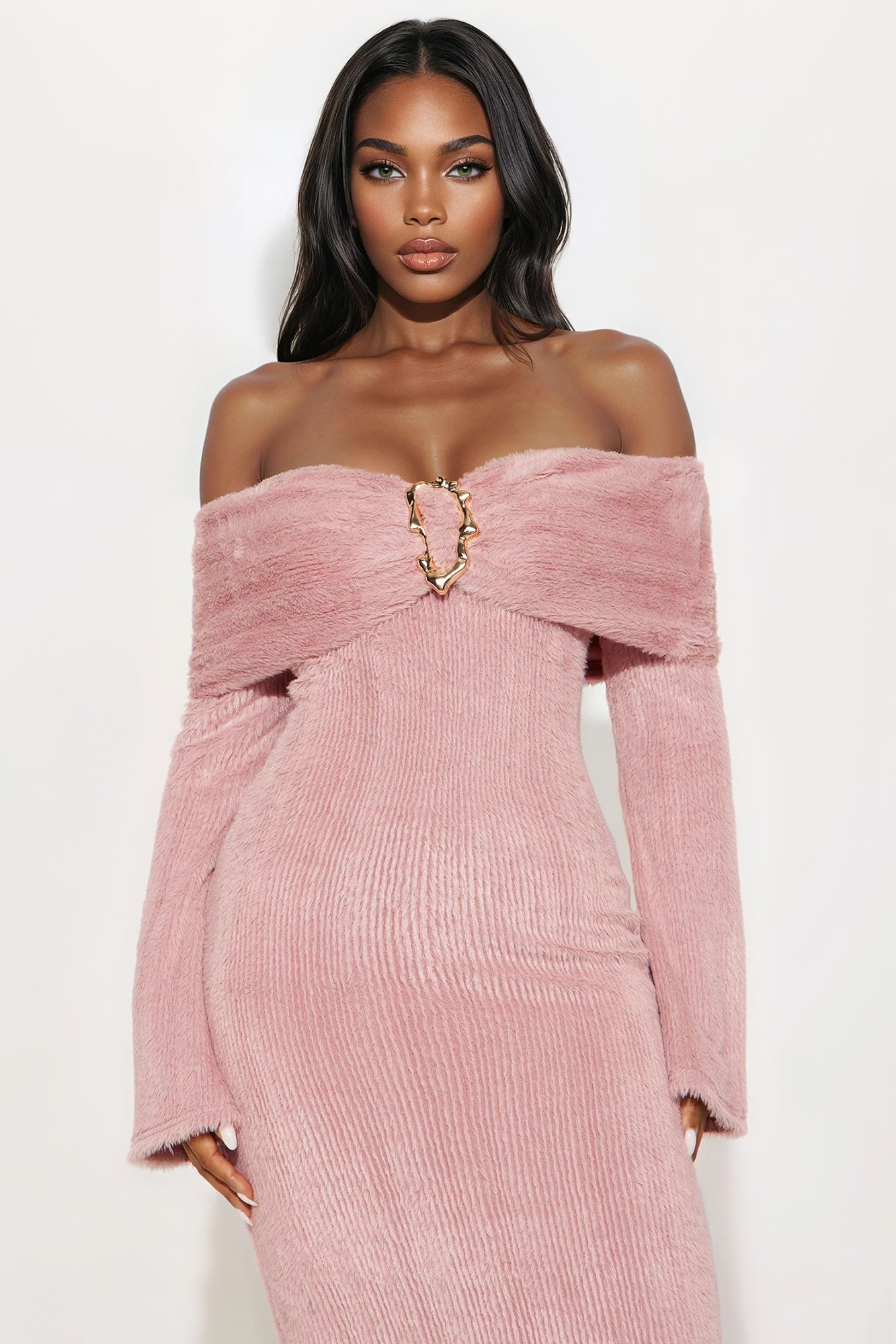 Somma Sweater Maxi Dress - Mauve
