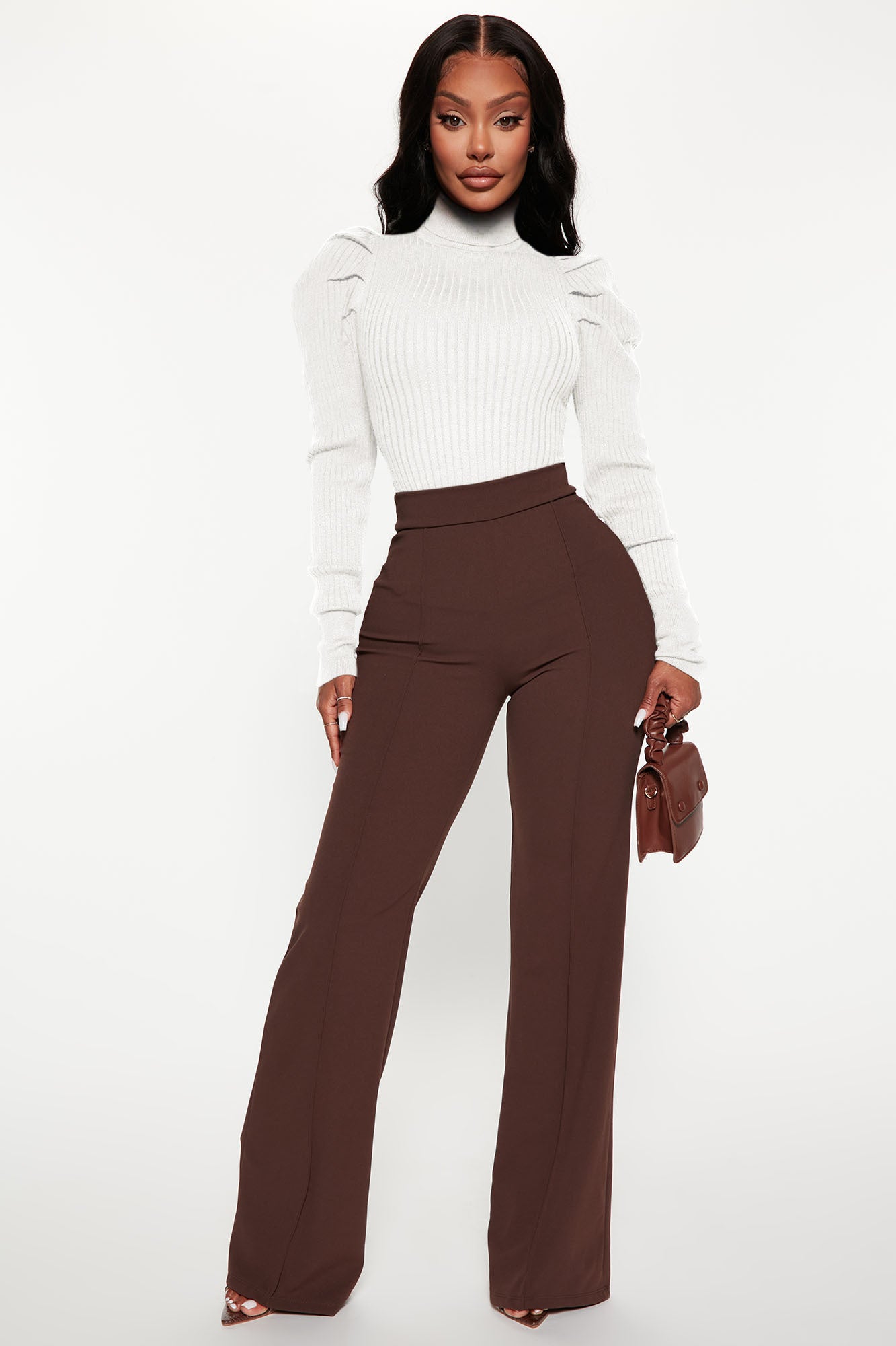 Get On With It Turtleneck Sweater - Ivory