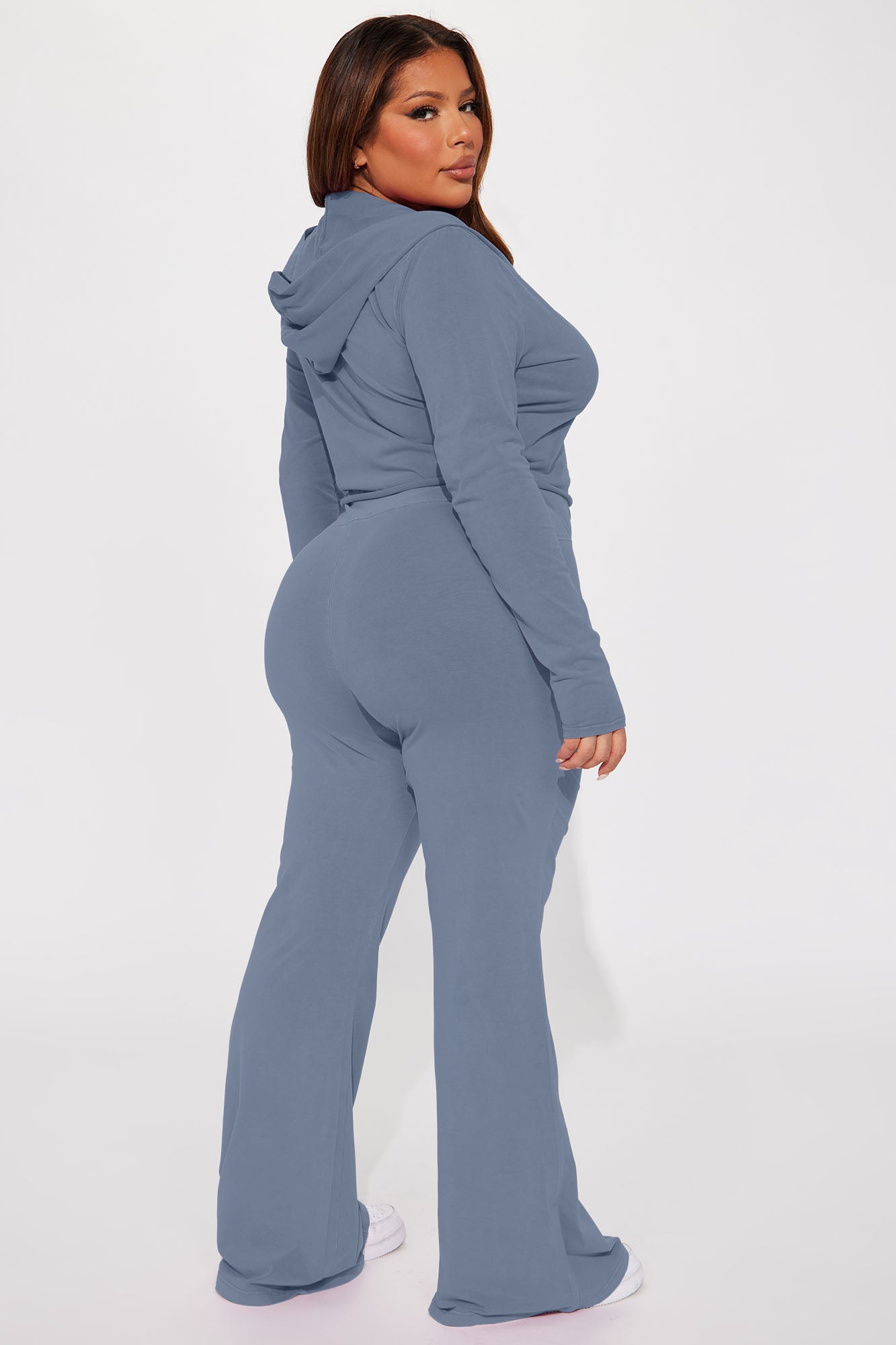 Need Me Vintage Wash Pant Set - Light Blue