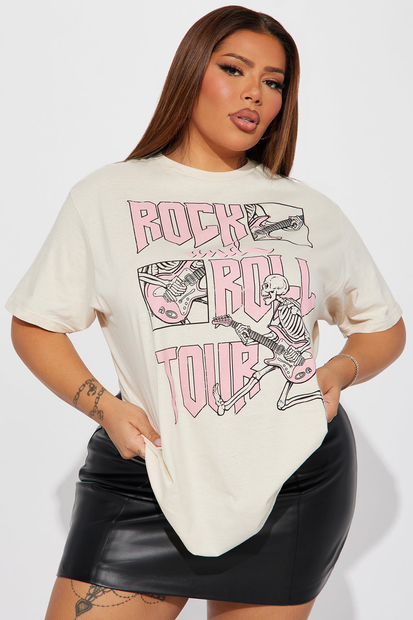 Rock And Roll Tour Tee - Cream