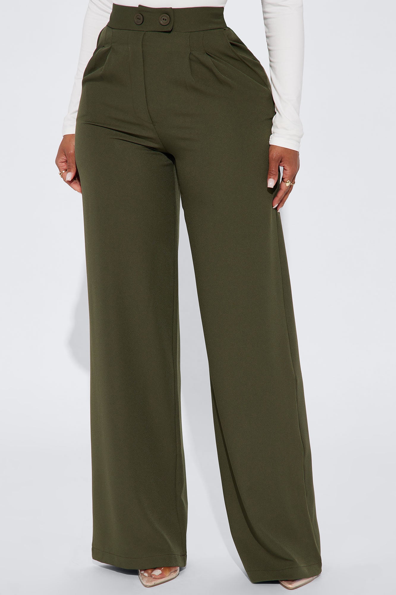 Feeling Focused Trouser - Olive