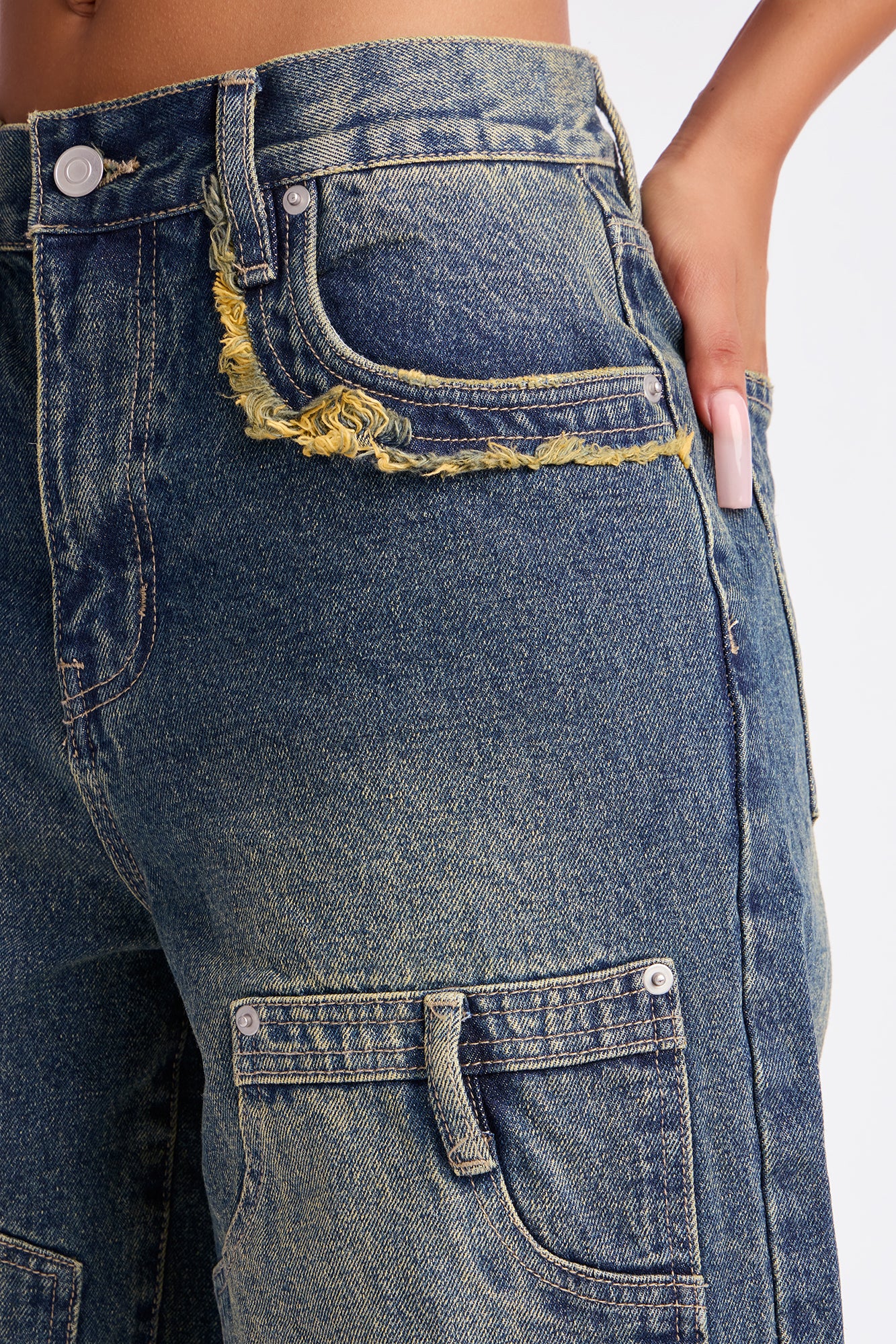 Palermo Denim Jorts - Dark Wash