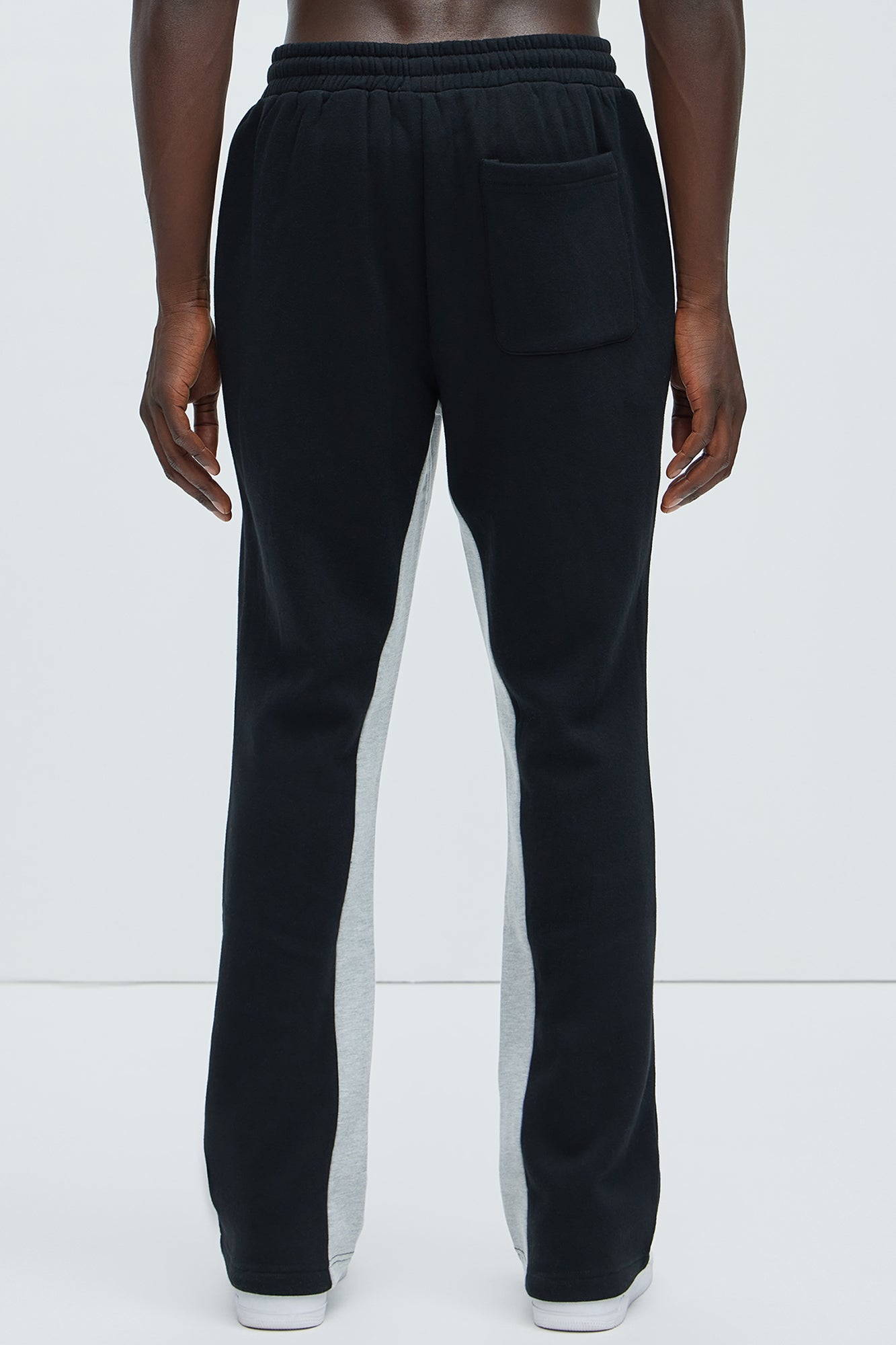 Tayson Number 3 Skinny Flare Sweatpants - Black/combo