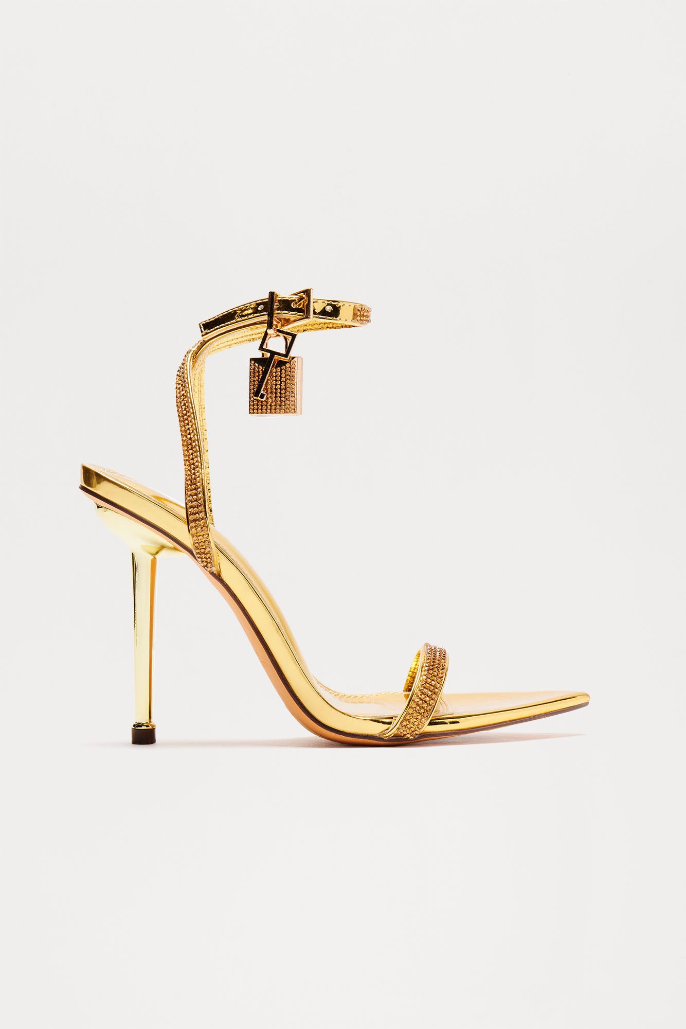 Electra Metallic Heels - Gold