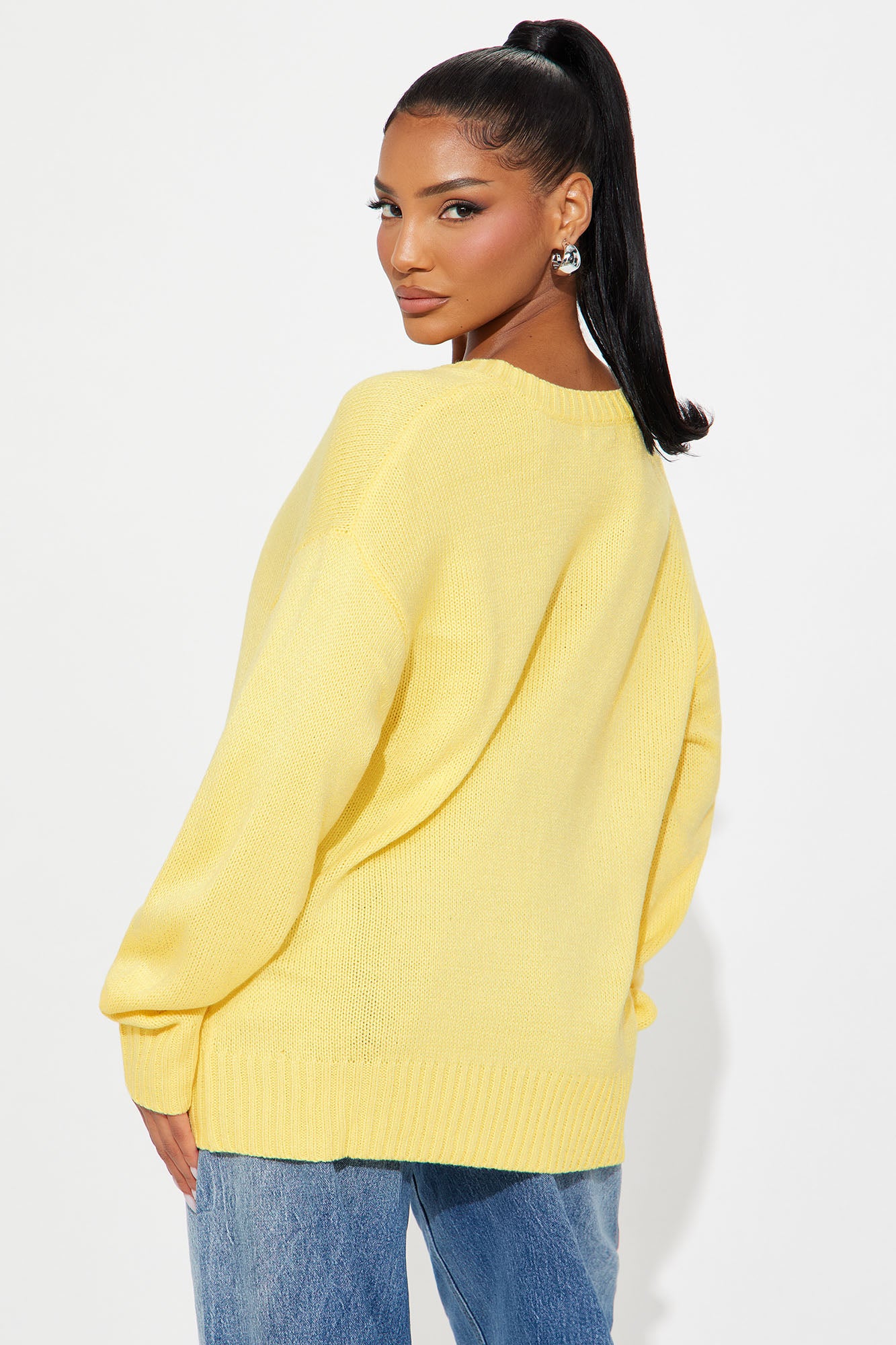 My Favorite Oversized Sweater - Butter Yellow