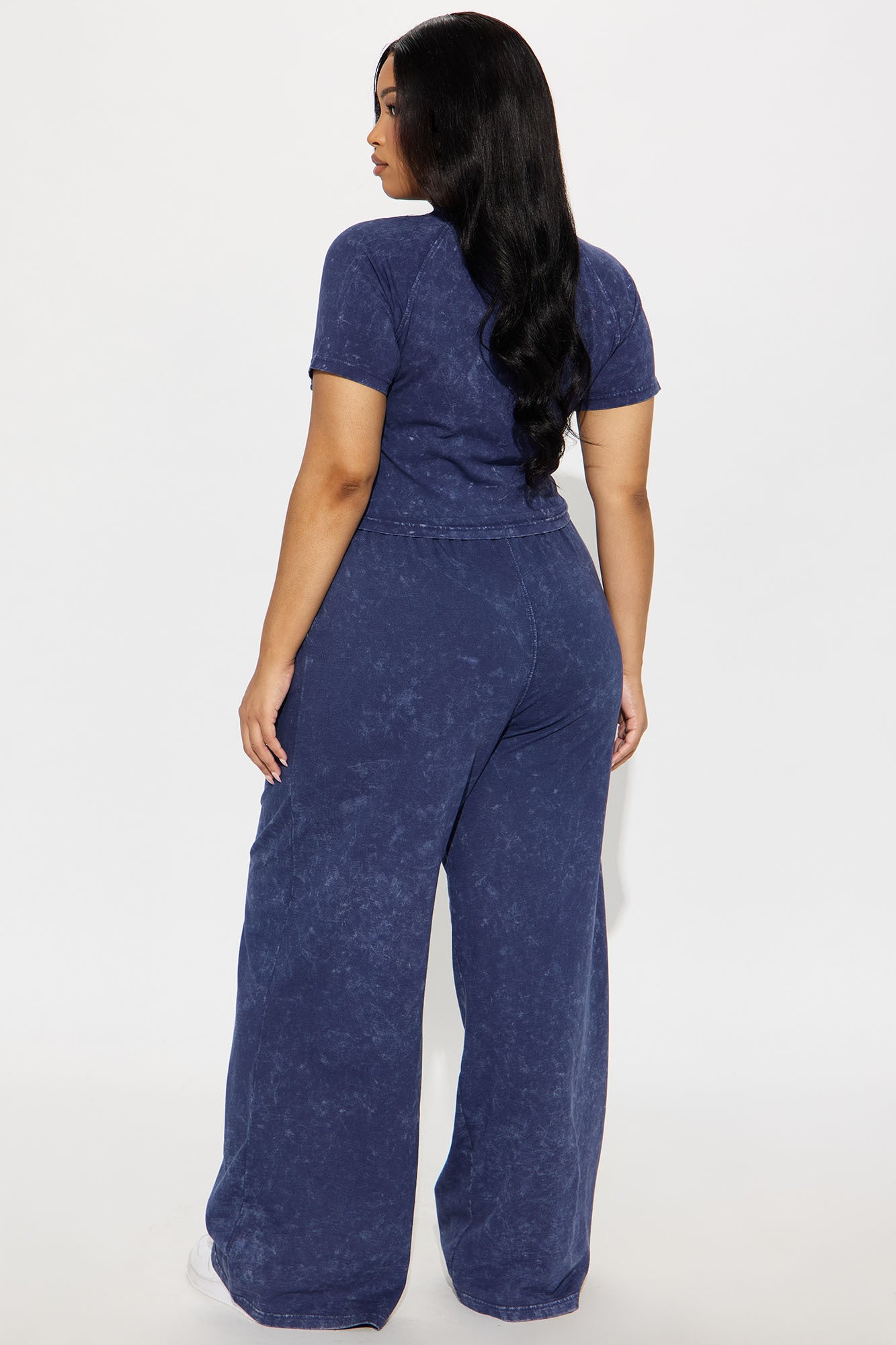 Saint Baby Tee Pant Set - Navy