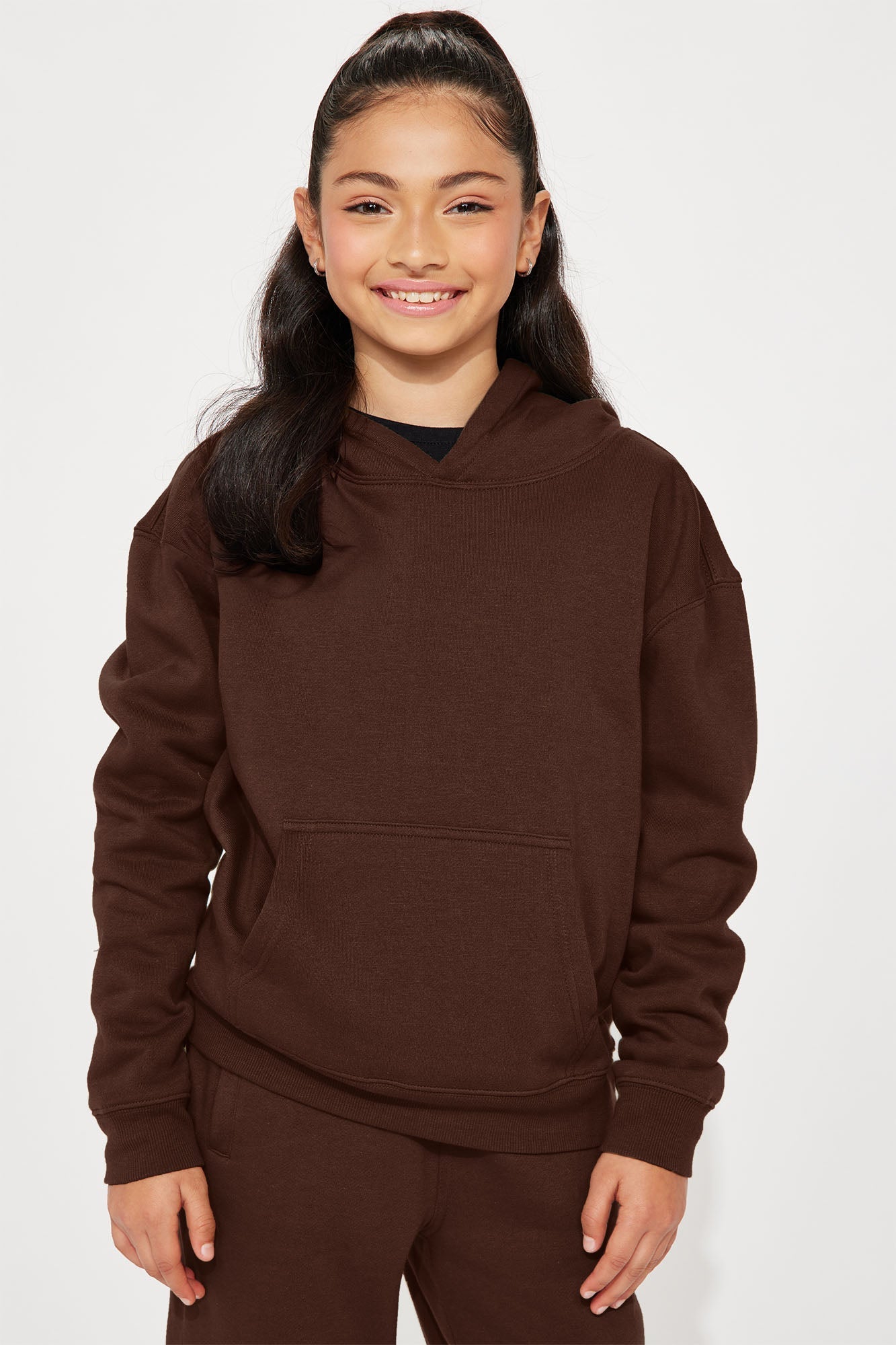 Mini Stole Your Toys Oversized Hoodie - Chocolate