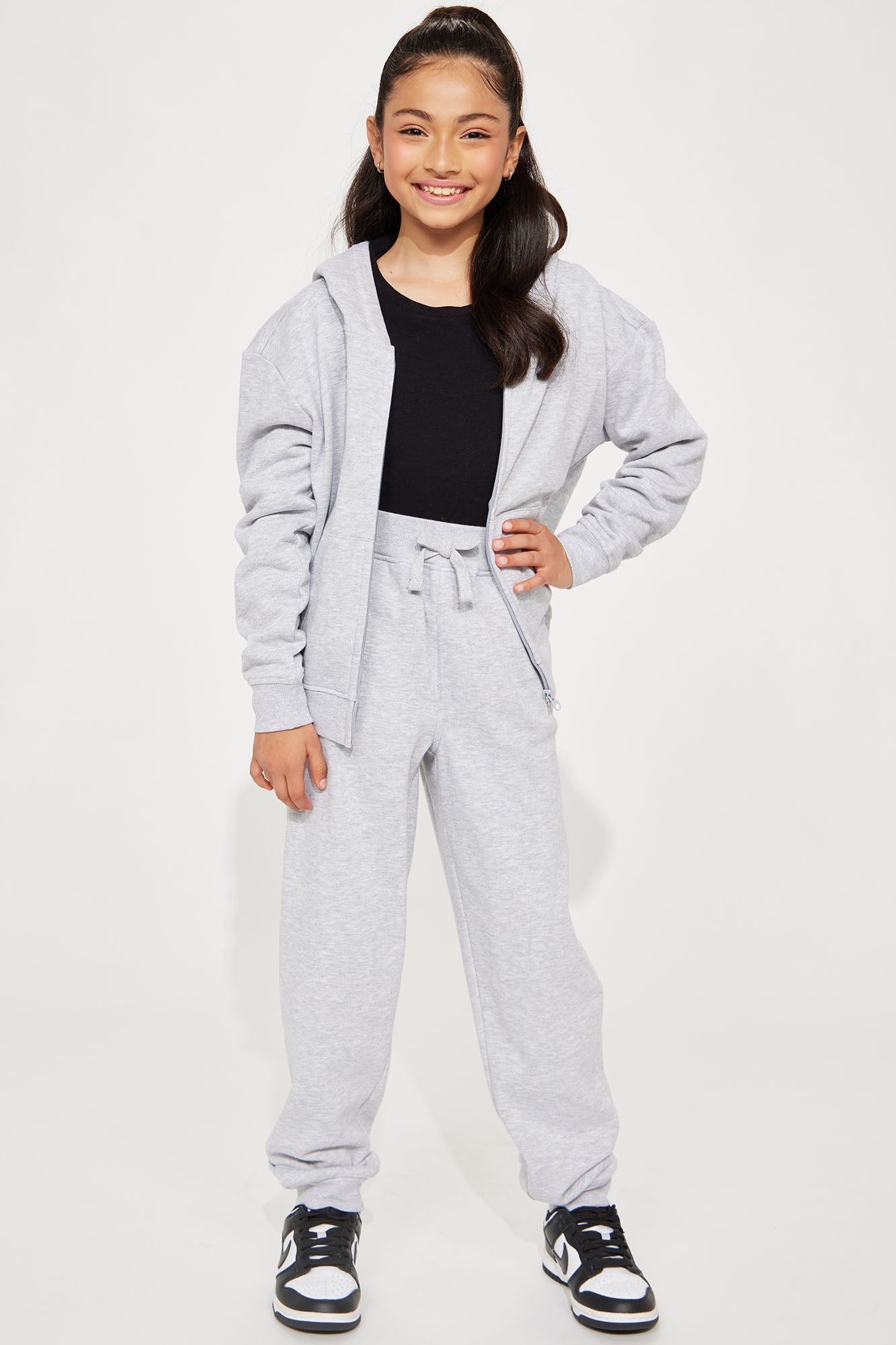Mini Stole Your Toys Oversized Jogger - Heather Grey