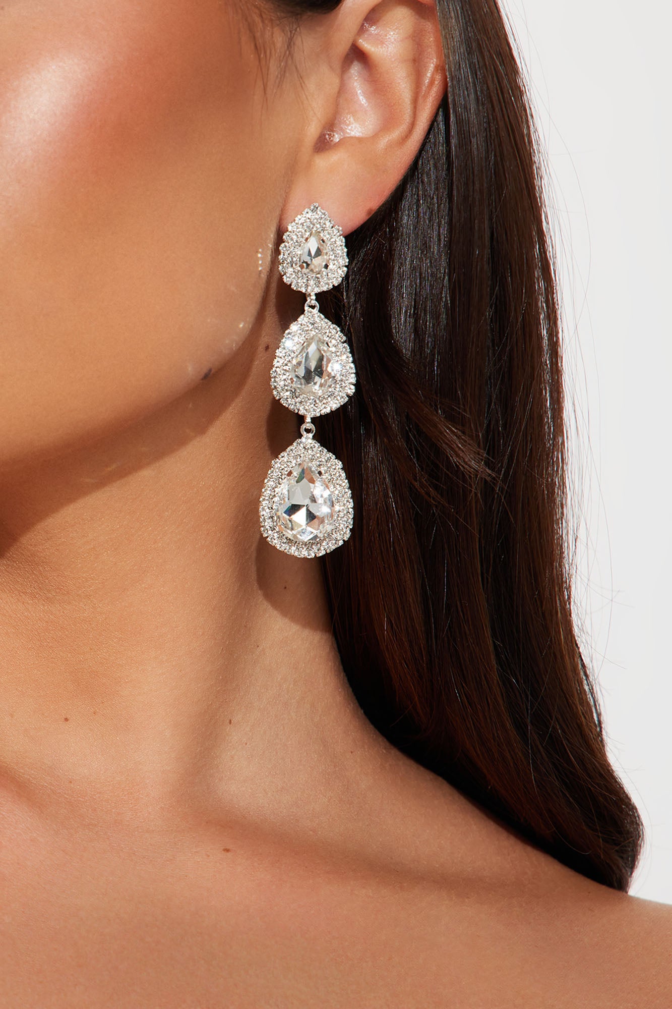 Give Me A Call Earrings - Silver