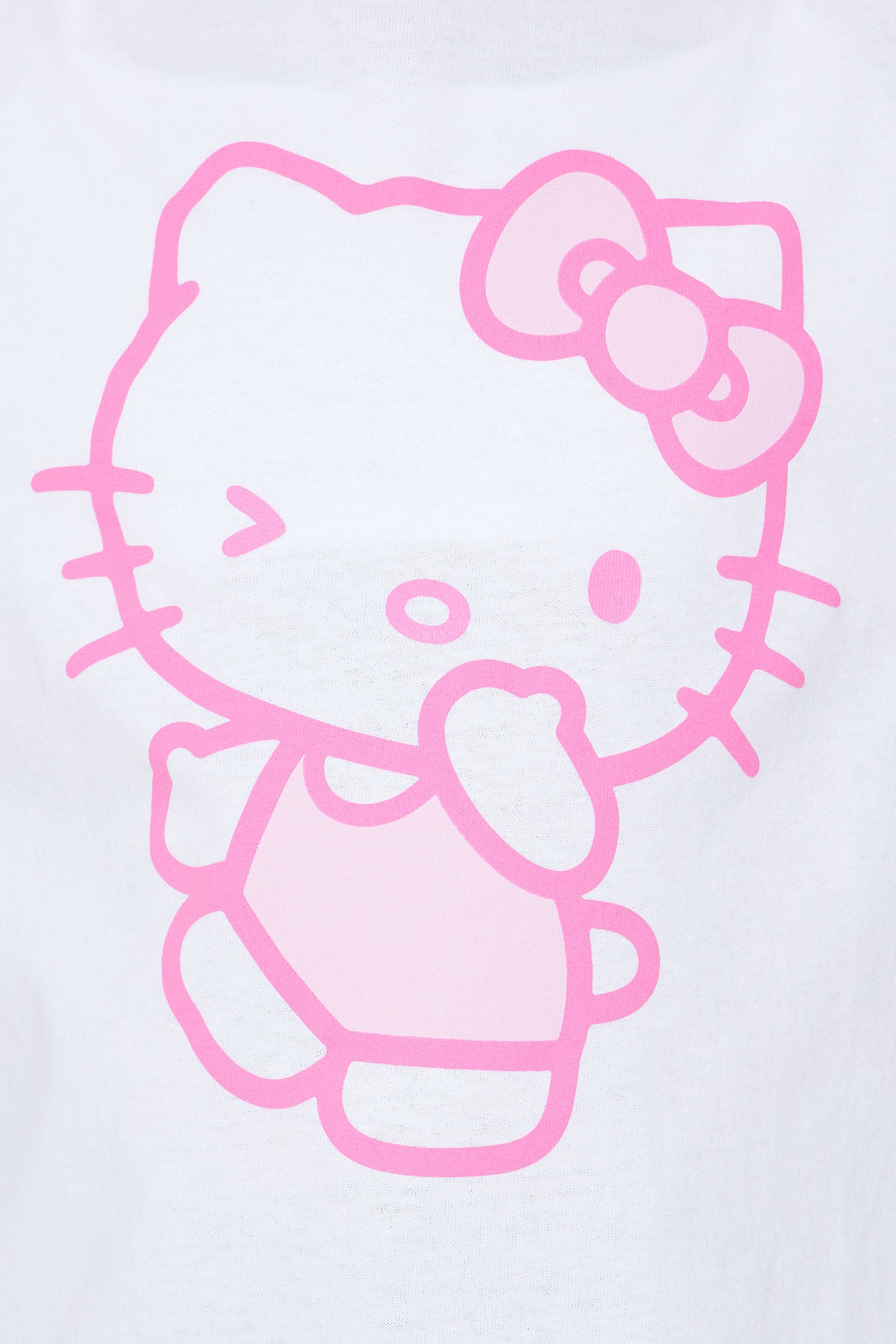 Mini Hello Kitty Too Cute Short Sleeve Tee - White