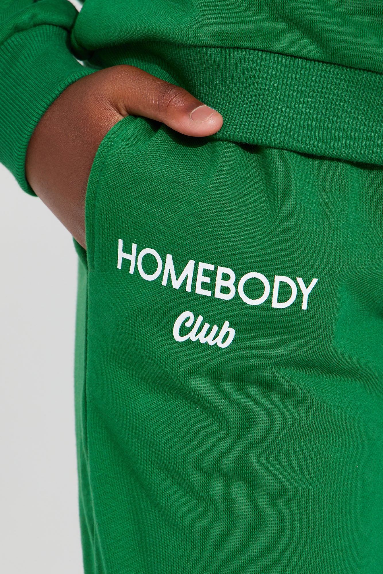 Mini Homebody Club Jogger Set - Kelly Green