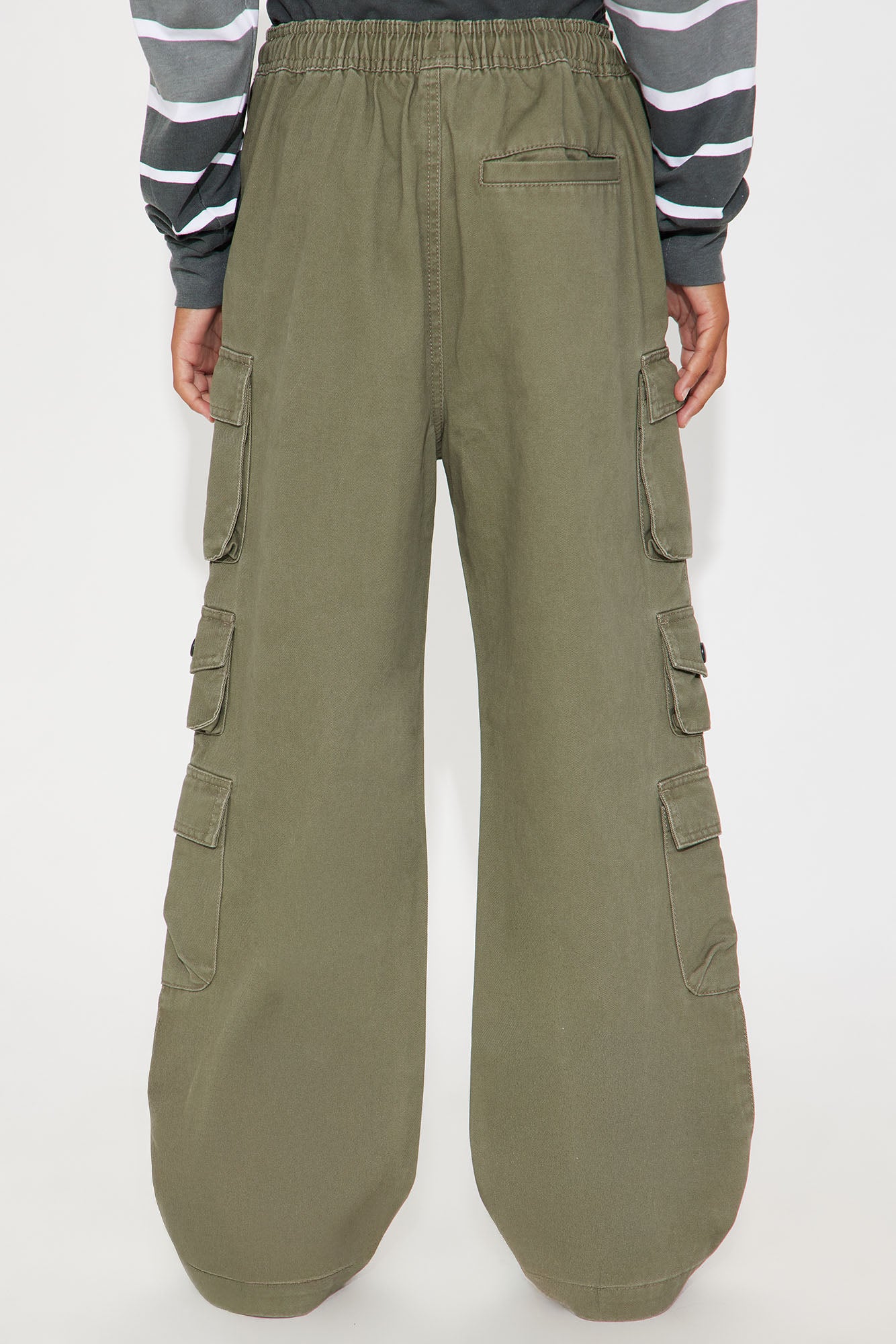 Mini Straight Void Runner Cargo Pants - Olive