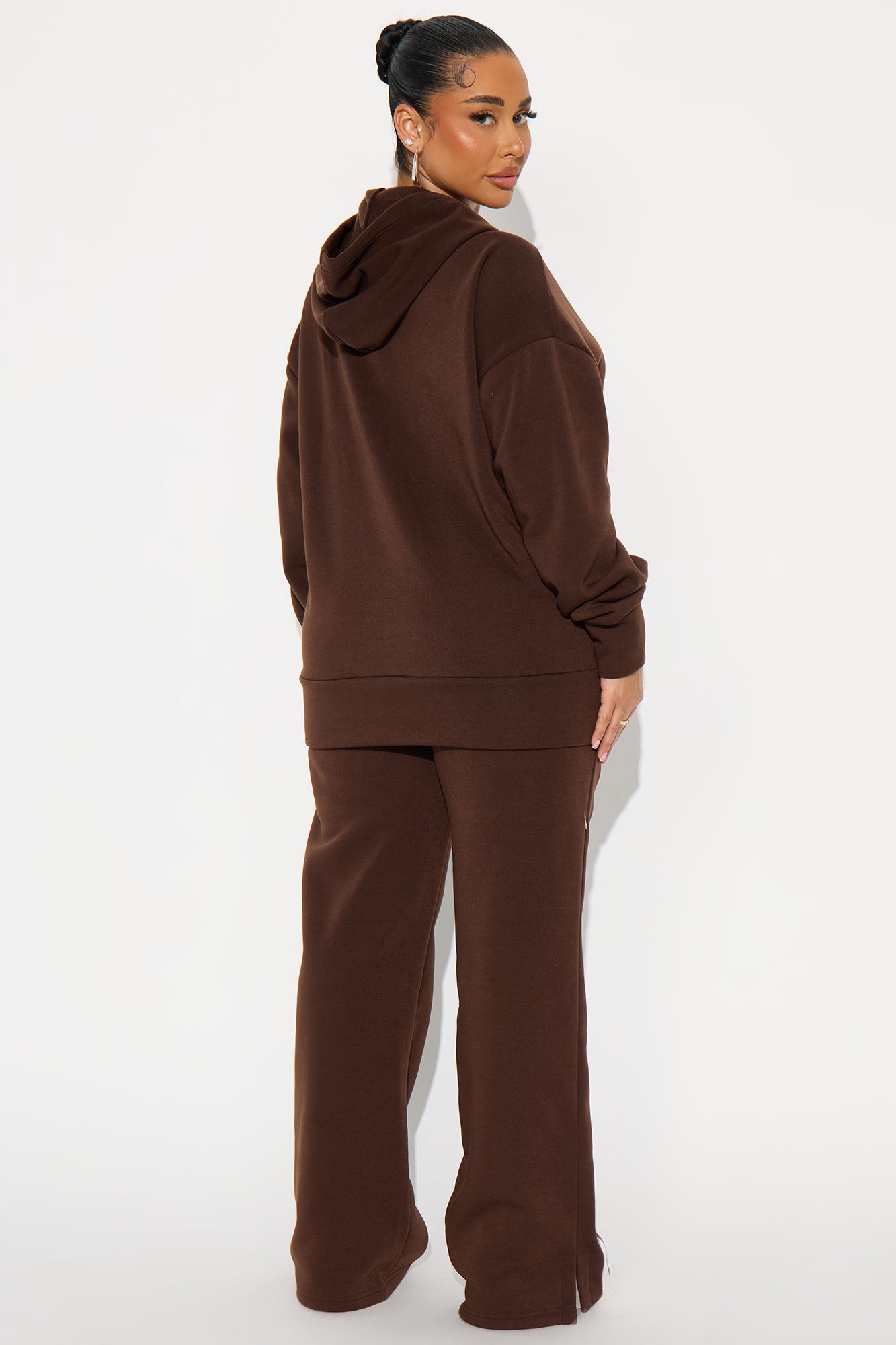 76' Champ Fleece Sweatsuit Set - Chocolate