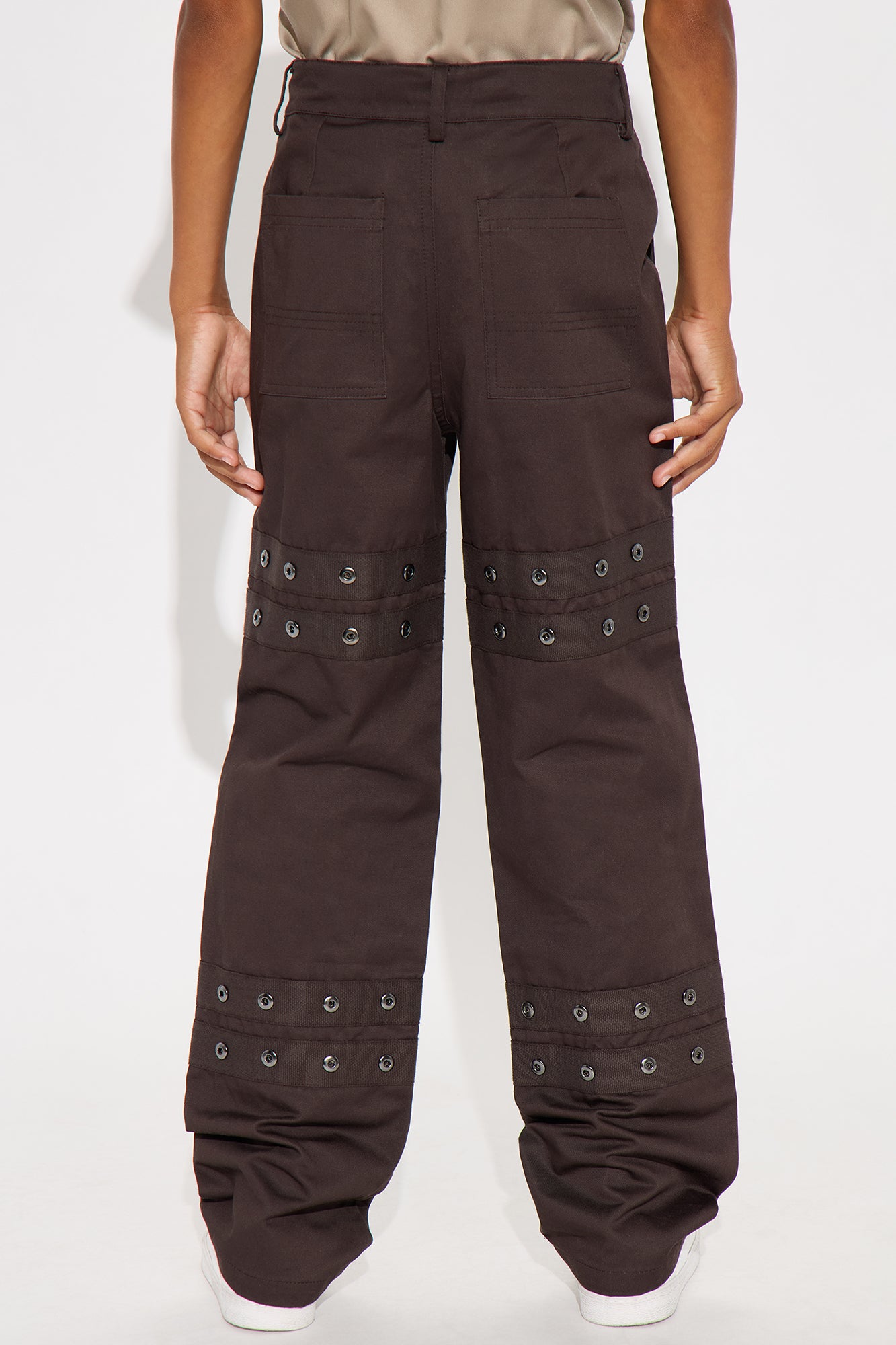 Mini Baggy Put Out The Fire Pants - Brown