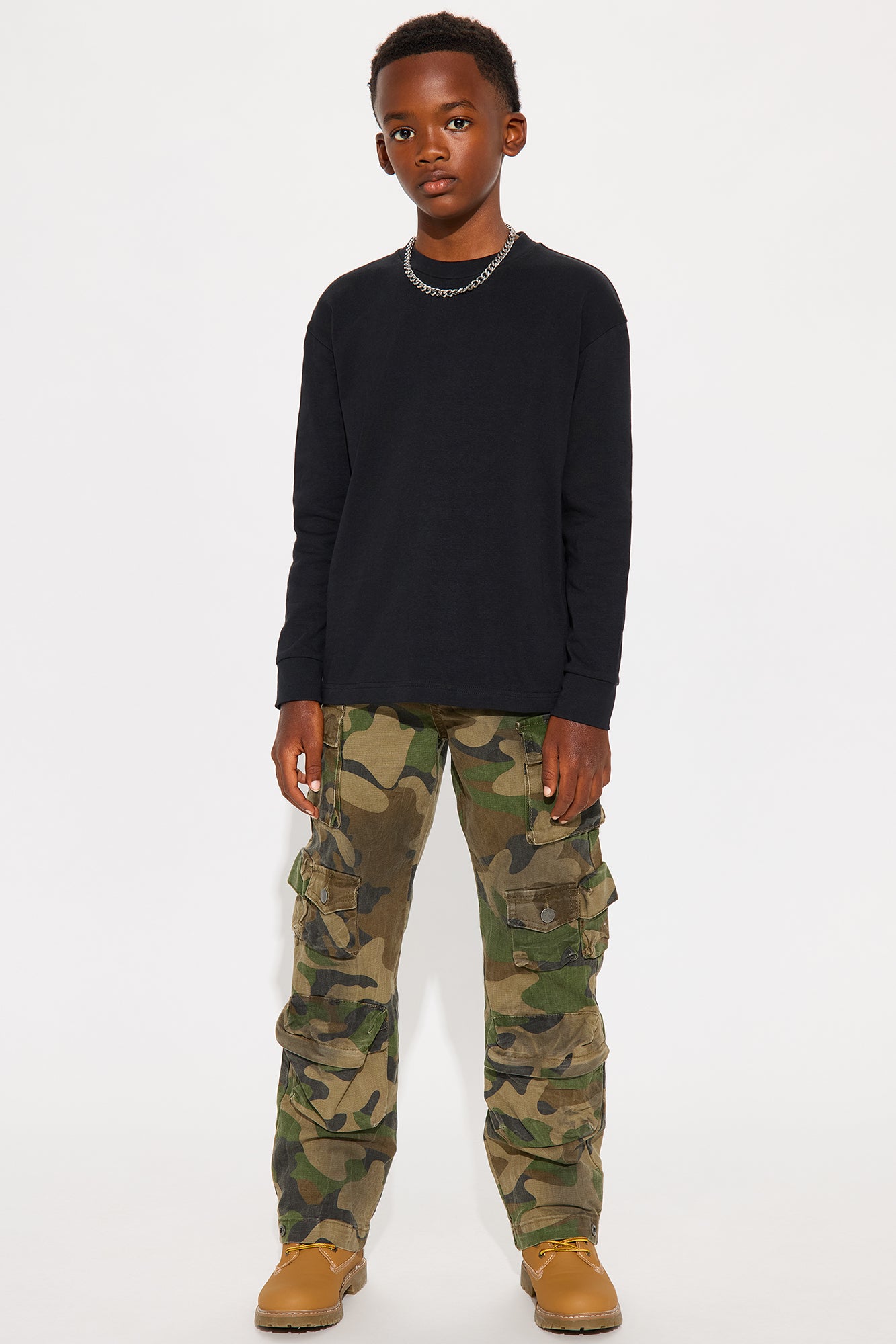 Mini Baggy Bust That Mission Cargo Pant - Camouflage