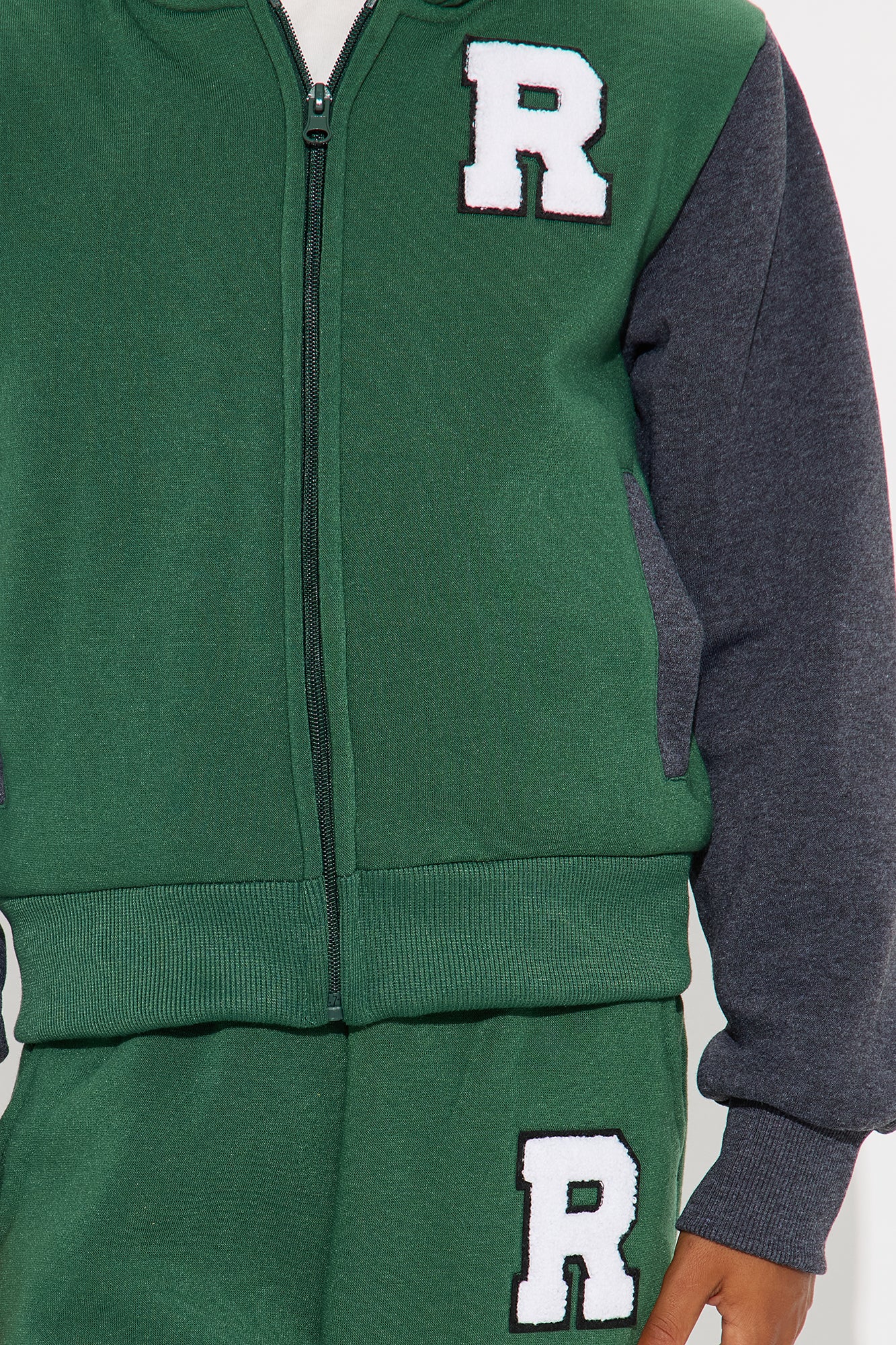 Mini Ridah Matching Pant Set - Hunter Green
