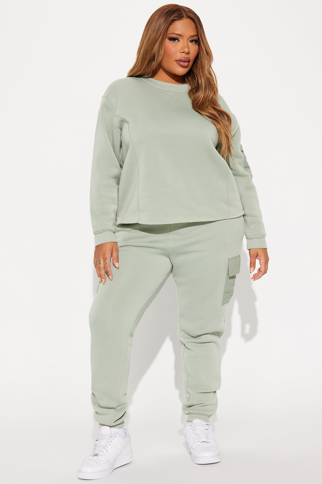 Dreamy Vibes Jogger Set - Green