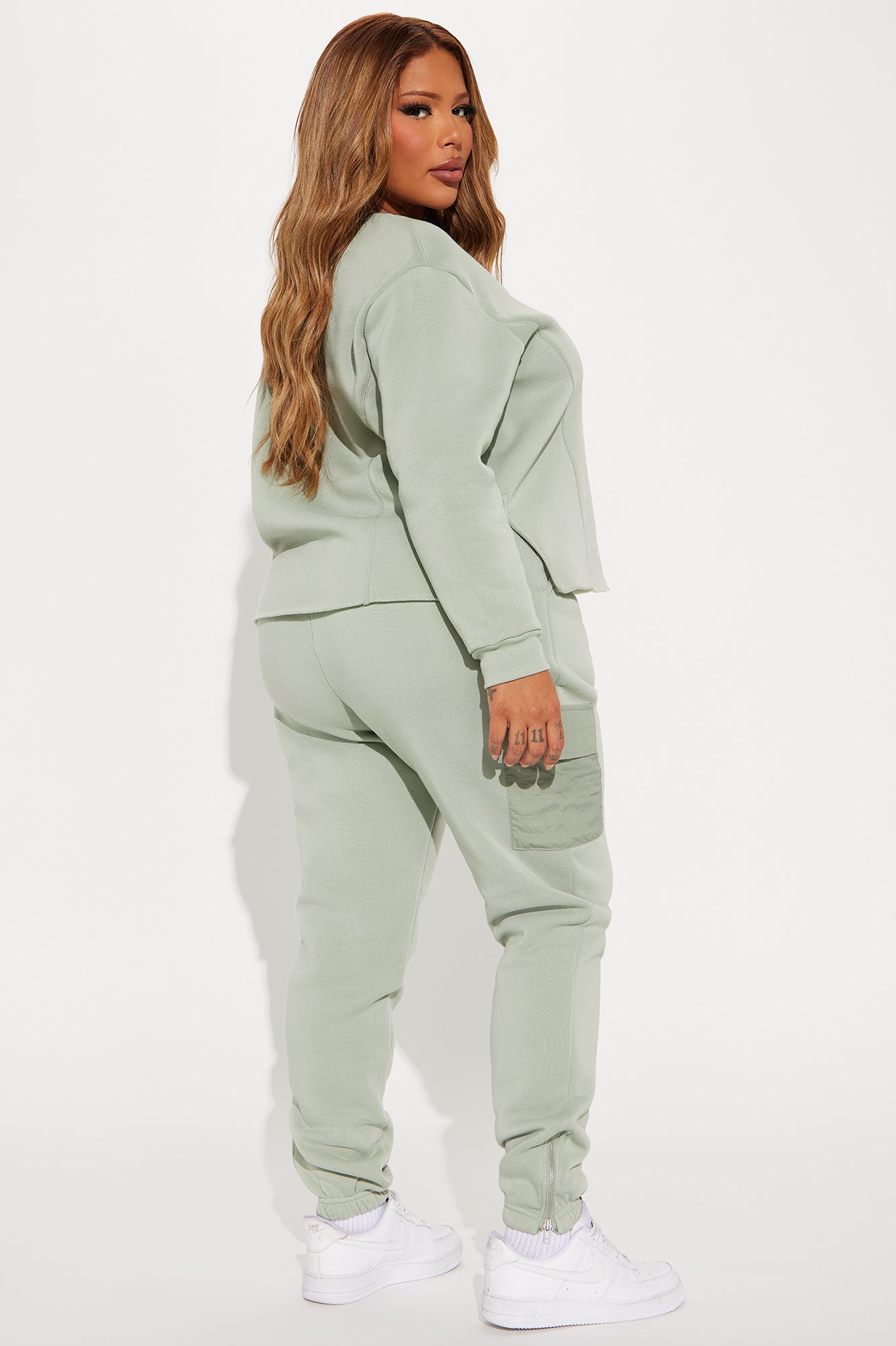 Dreamy Vibes Jogger Set - Green