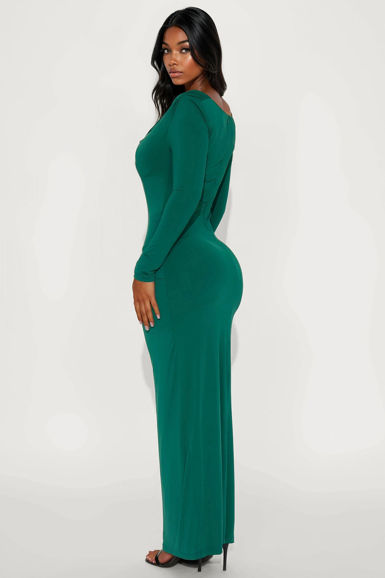 Pretty Ambition Maxi Dress - Hunter