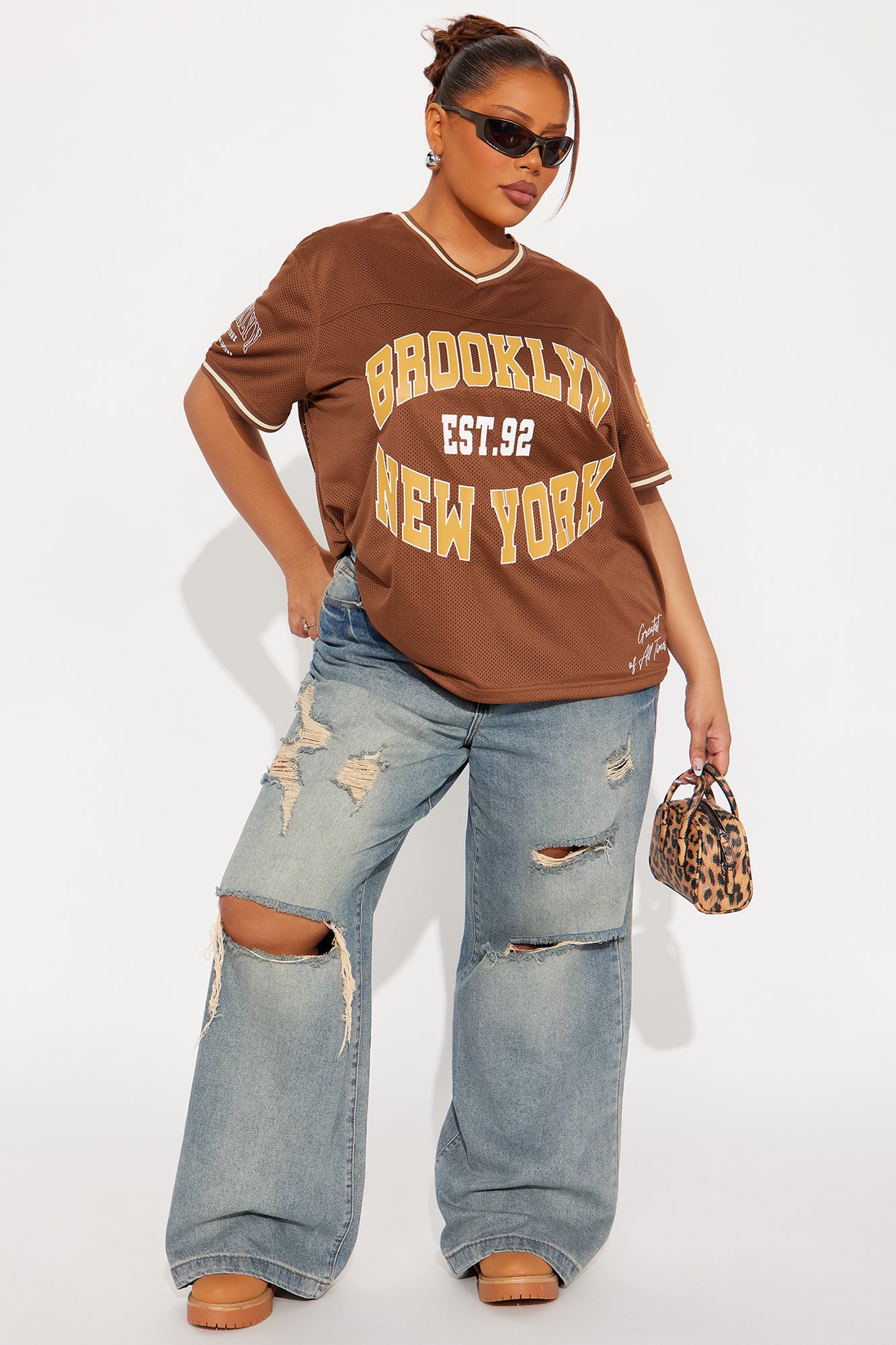 NYC 92 Touchdown Jersey - Brown