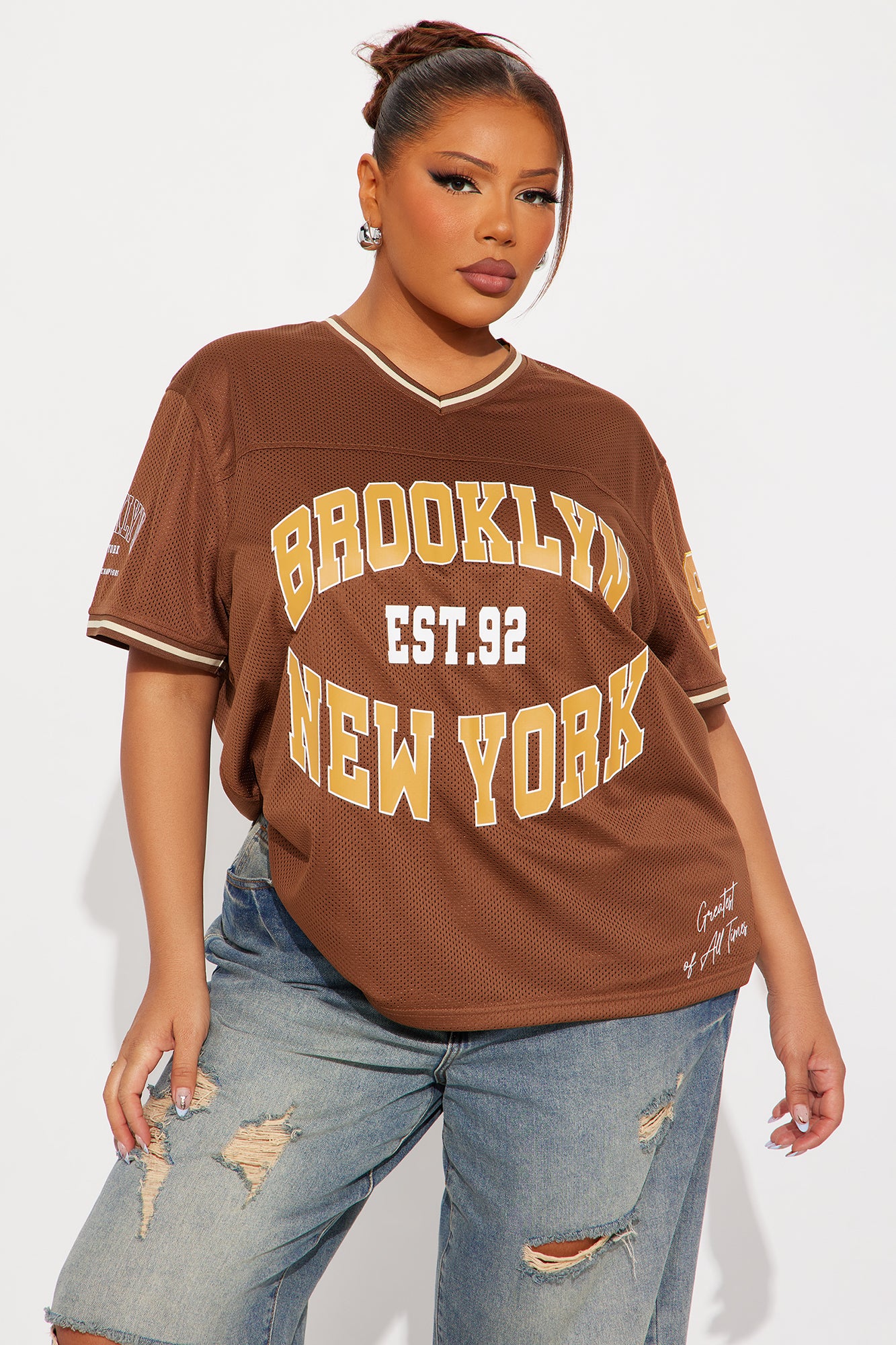 NYC 92 Touchdown Jersey - Brown